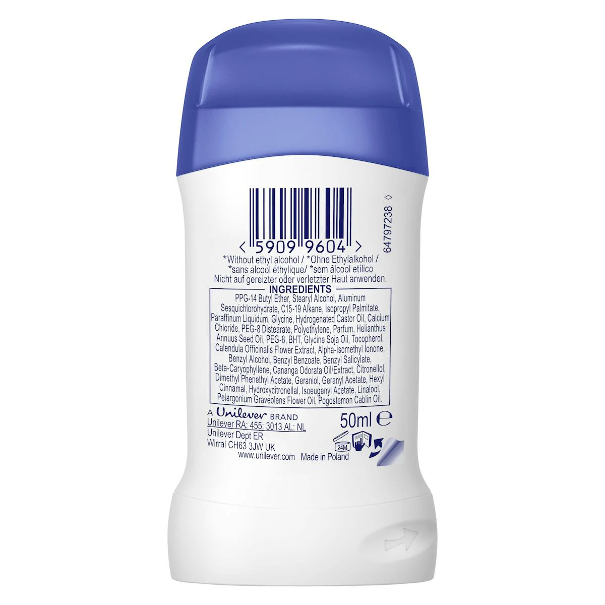 Desodorante En Stick Advanced Care Original Dove 50Ml