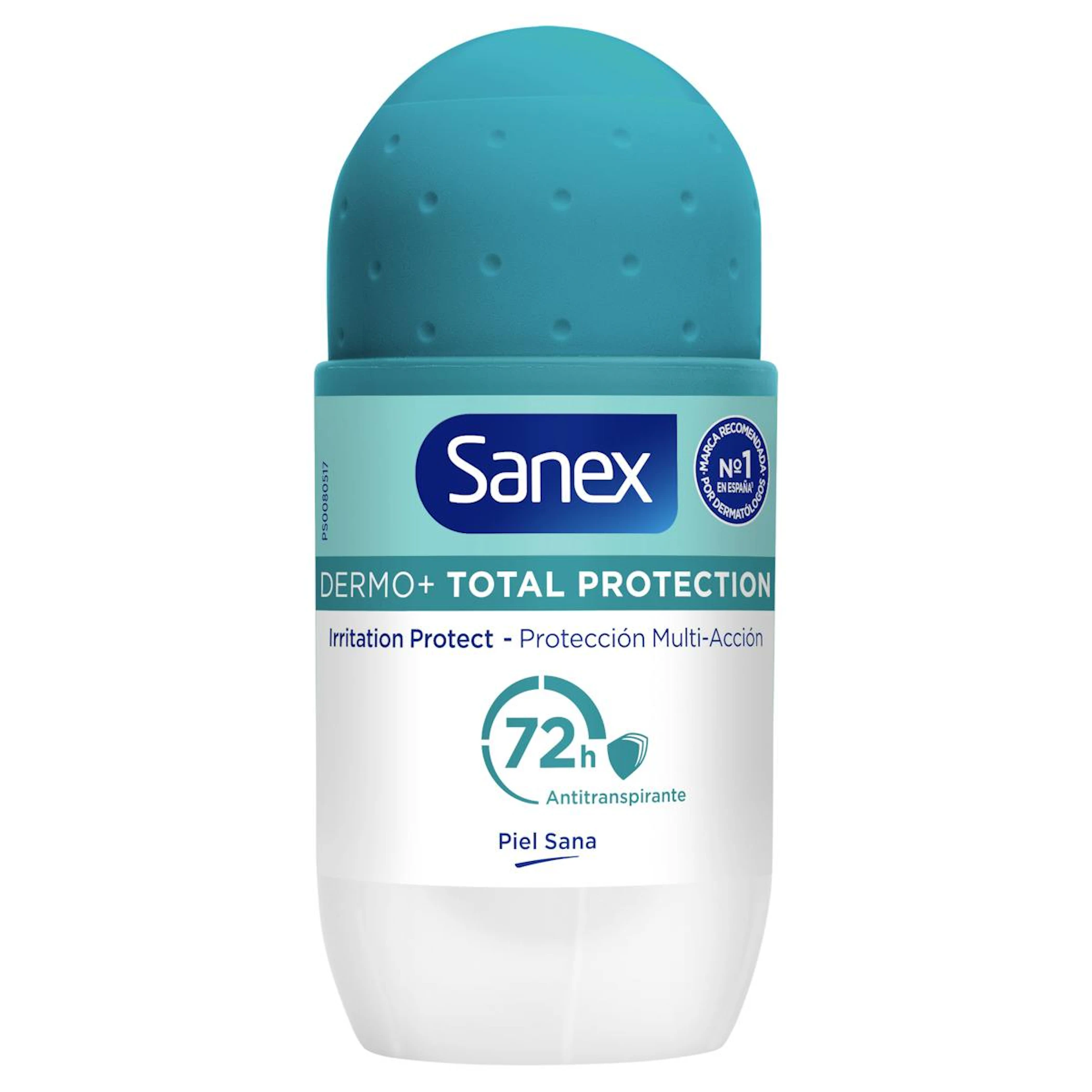 Desodorizante Roll-On Dermo+ Total Protection 72H Antitranspirante Sanex 50Ml