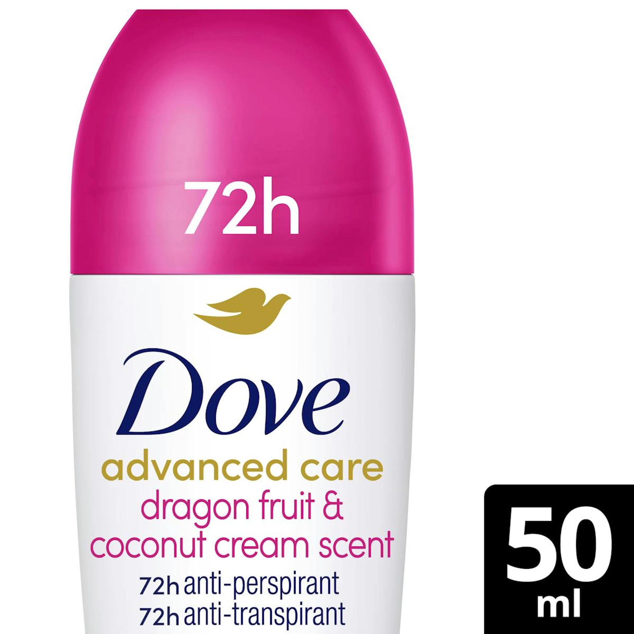 Desodorante Roll-On Go Fresh Dragon Fruit Advanced Care Dove 50Ml