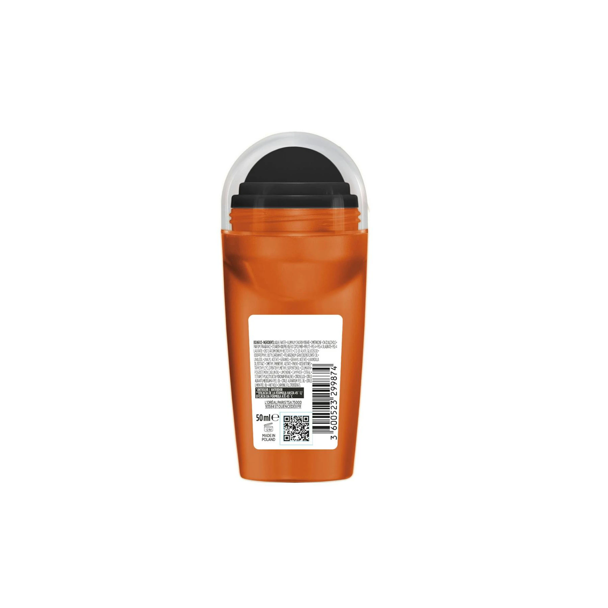 Desodorante Roll-On Thermic Resist L'Oréal Men Expert 50Ml