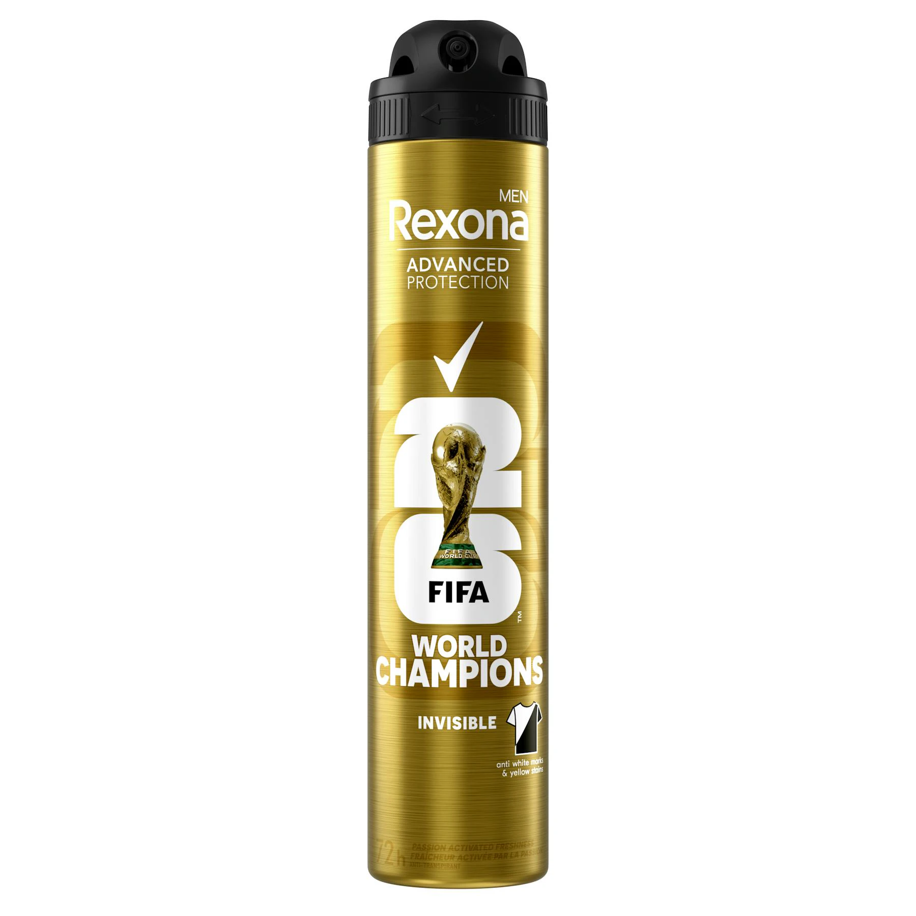 Desodorante Spray Advanced Protection Men Invisible Rexona 200Ml 0