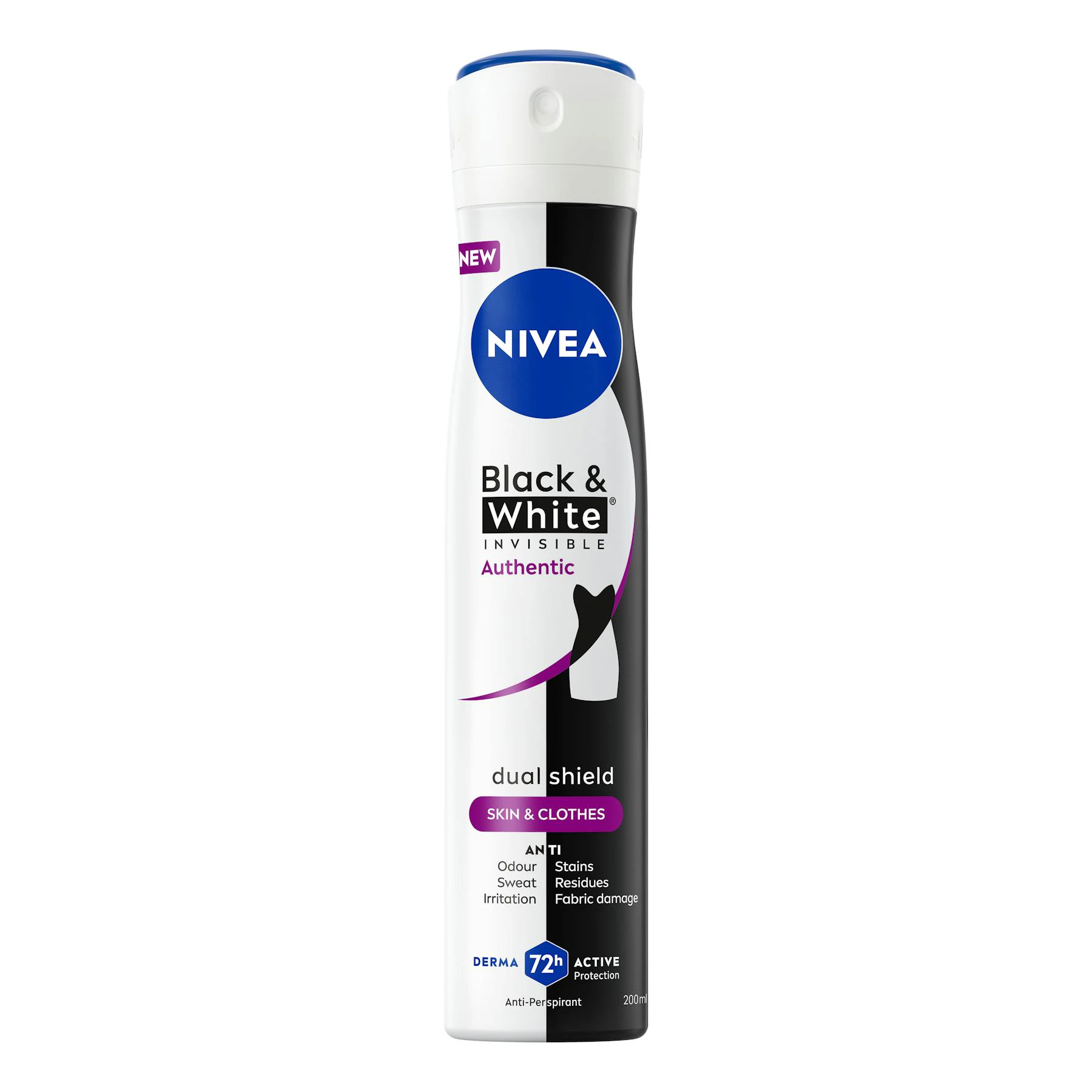 Desodorante Spray Black & White Authentic Nivea 200Ml Desodorante Spray Black & White Authentic Nivea 200Ml 0
