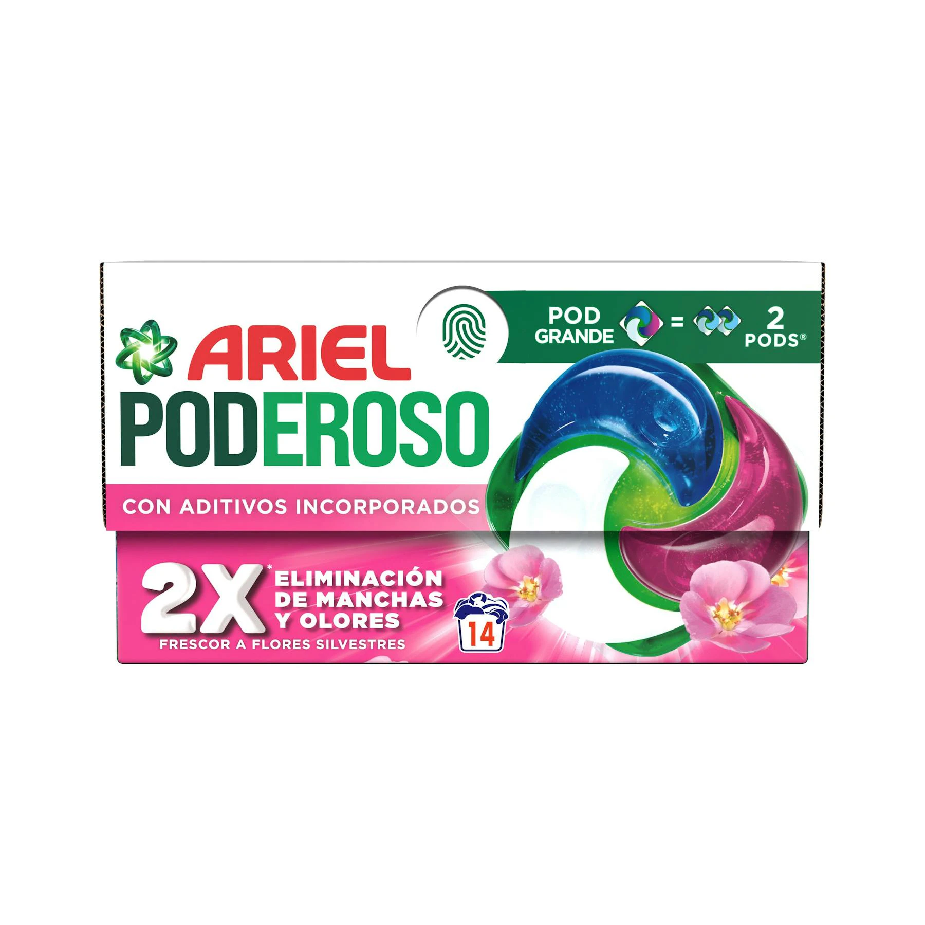 Detergente En Cápsulas Poderoso Flores Silvestres Ariel 14 Lv Detergente En Cápsulas Poderoso Flores Silvestres Ariel 14 Lv 0
