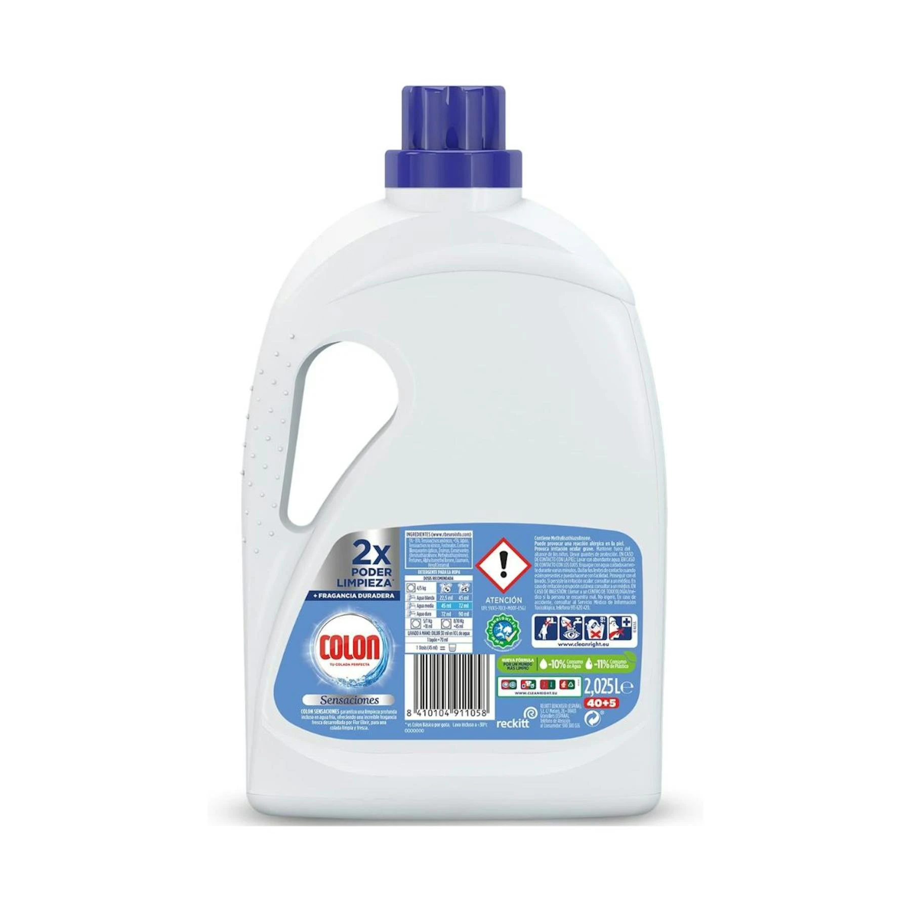 Detergente Líquido Sensaciones Colon 45 Lv