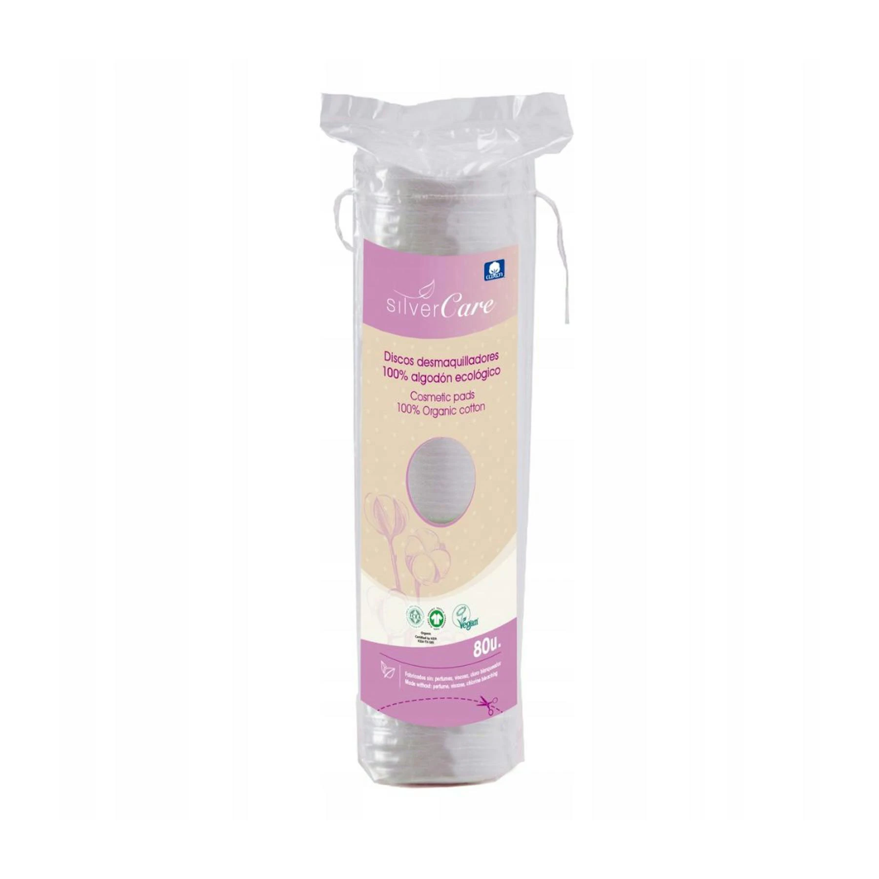 Discos Desmaquillantes Eco Silvercare 80 Uds Discos Desmaquillantes Eco Silvercare 80 Uds 0