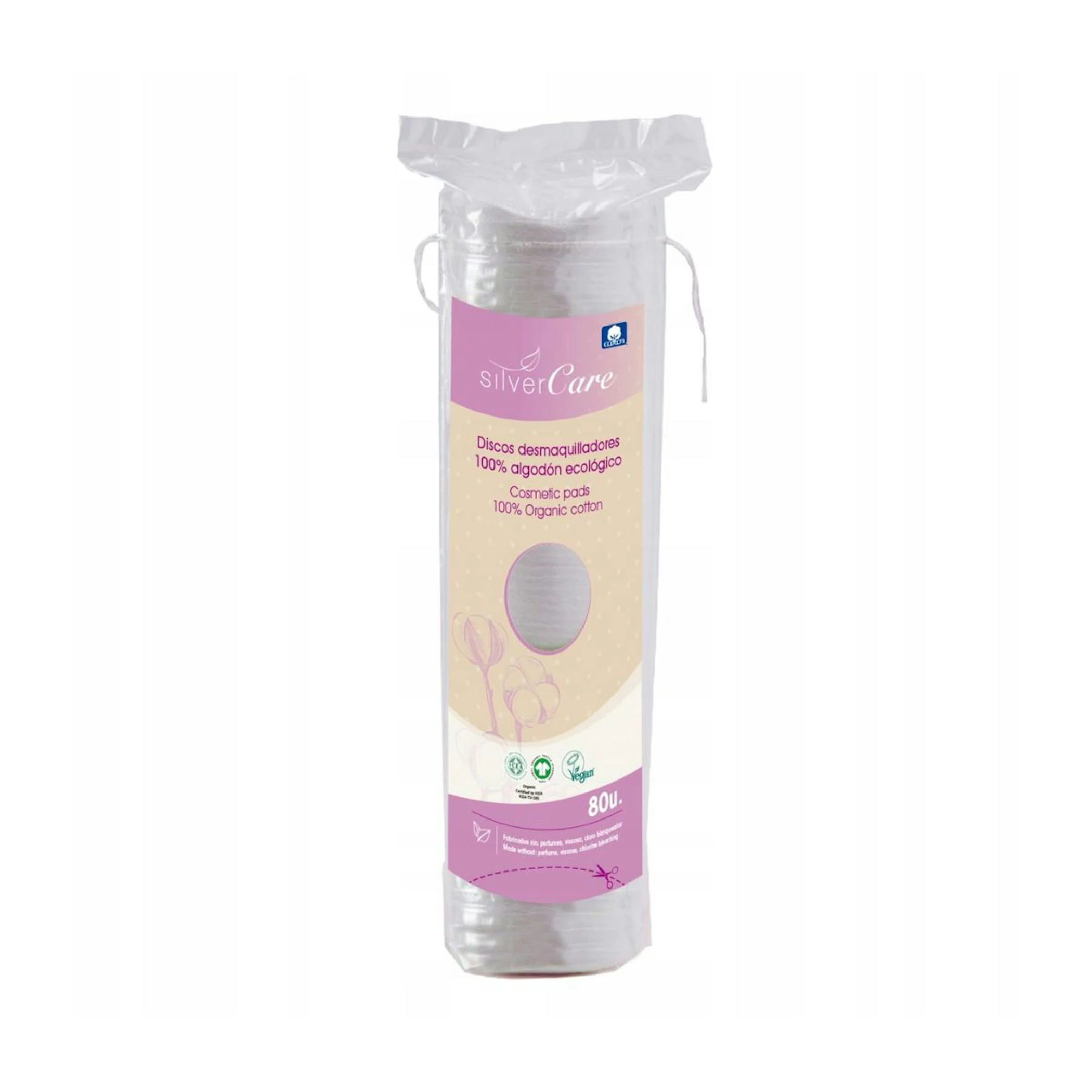 Discos Desmaquillantes Eco Silvercare 80 Uds 0
