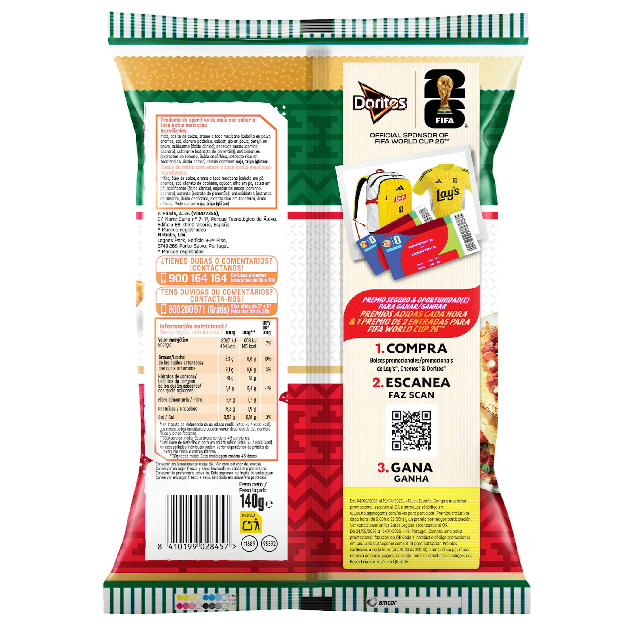Doritos Mexican Taco 140Gr