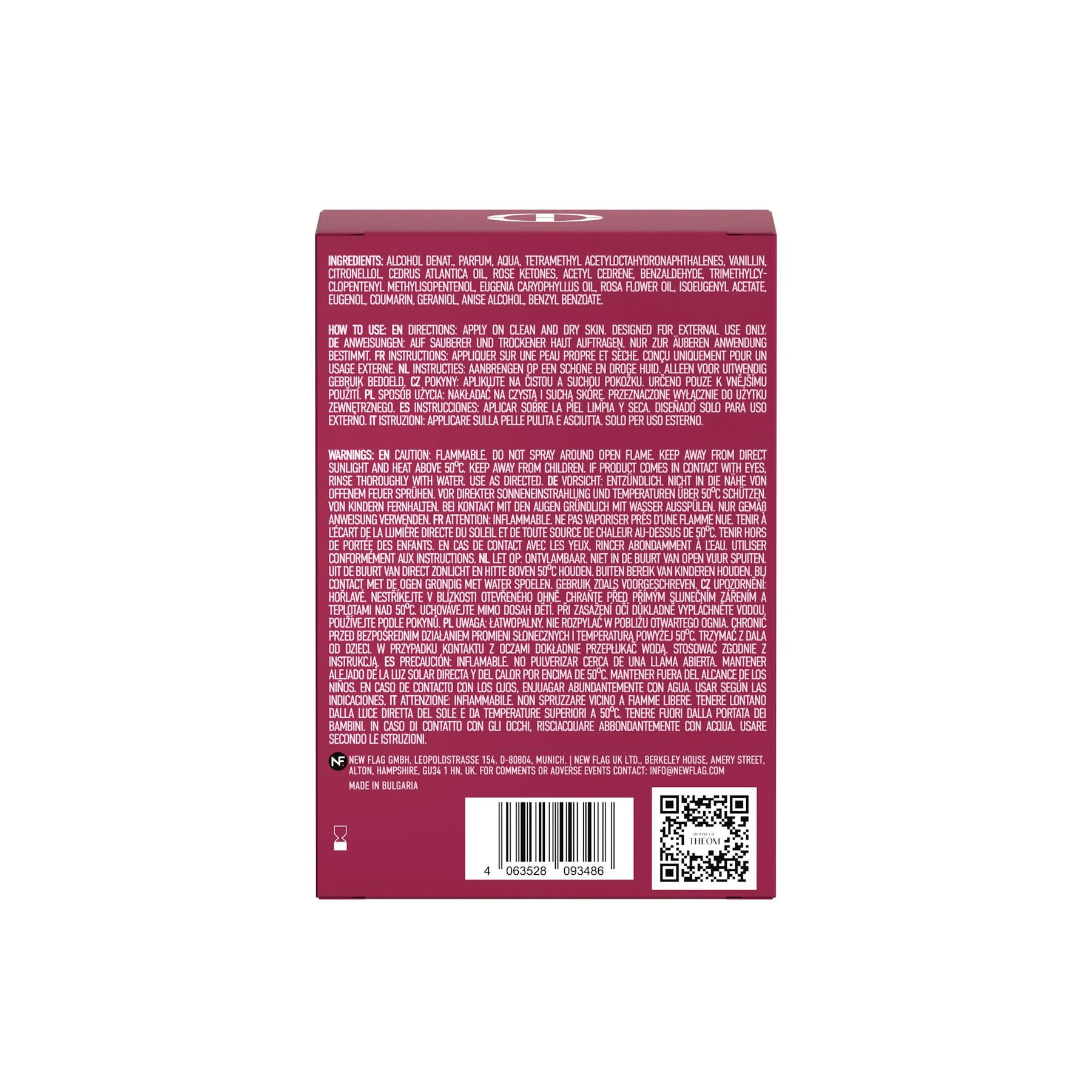 Eau de Parfum Midnight Cherry House Of Theom 75Ml