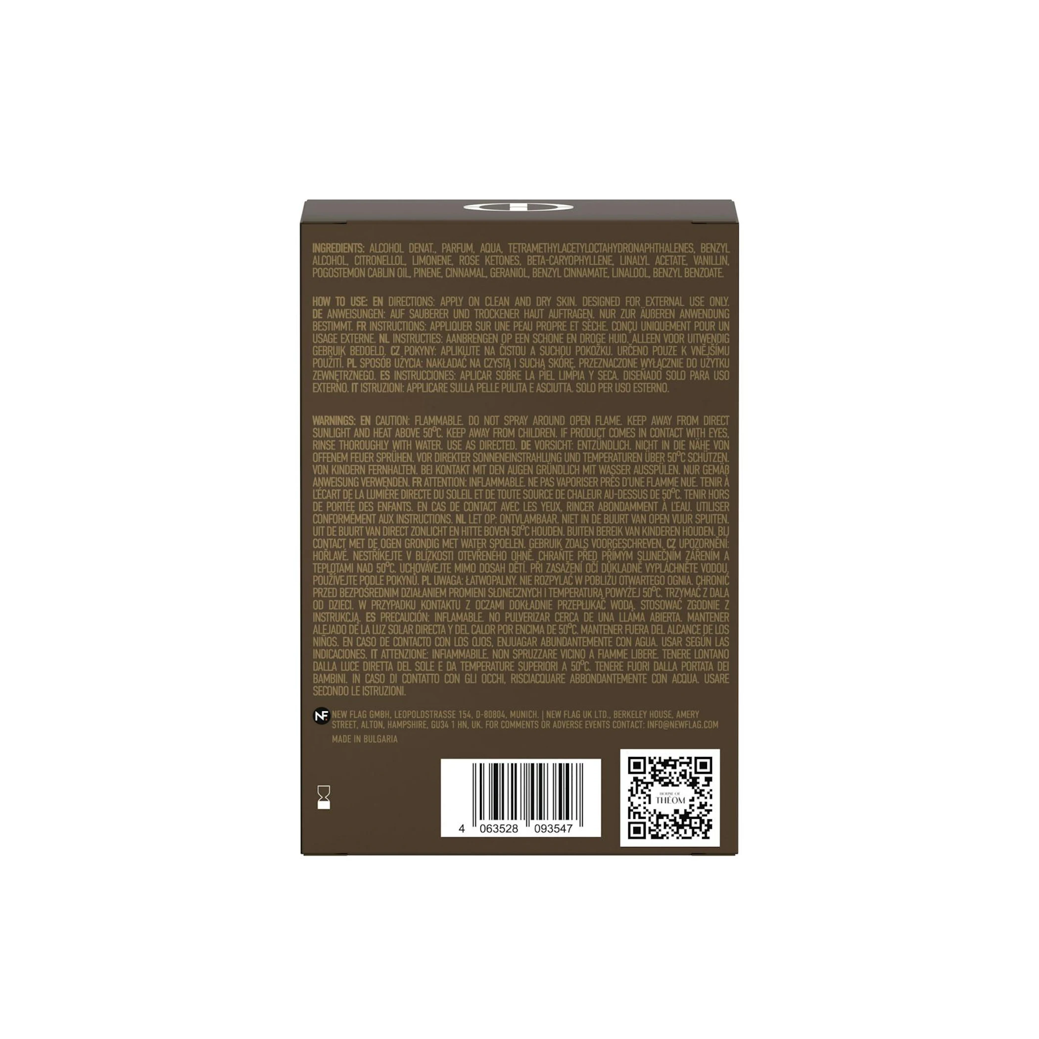 Eau de Parfum Timeless Tonka House Of Theom 75Ml
