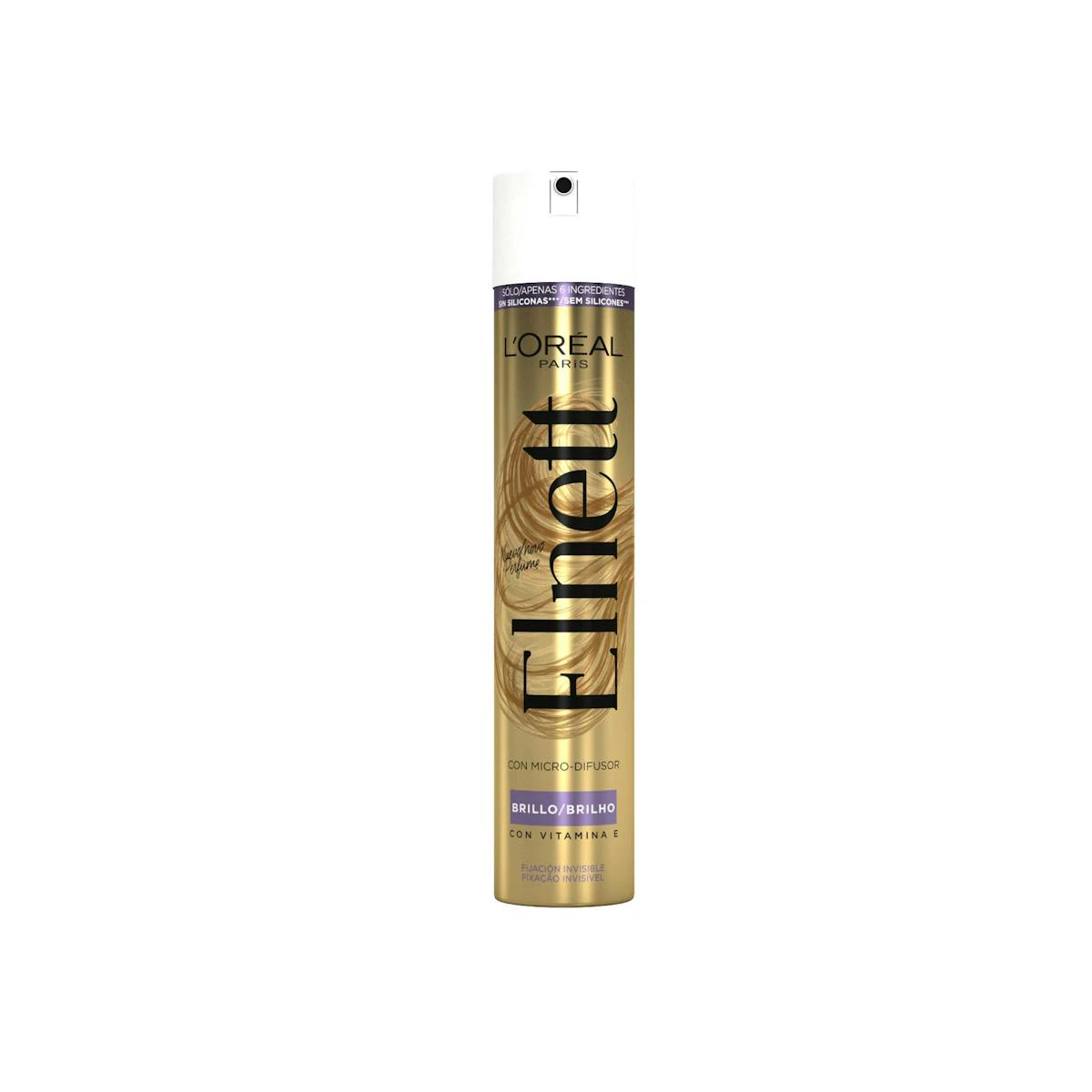 Laca Fijación Invisible Y Brillo Con Vitamina E Elnett 400Ml Laca Fijación Invisible Y Brillo Con Vitamina E Elnett 400Ml 0