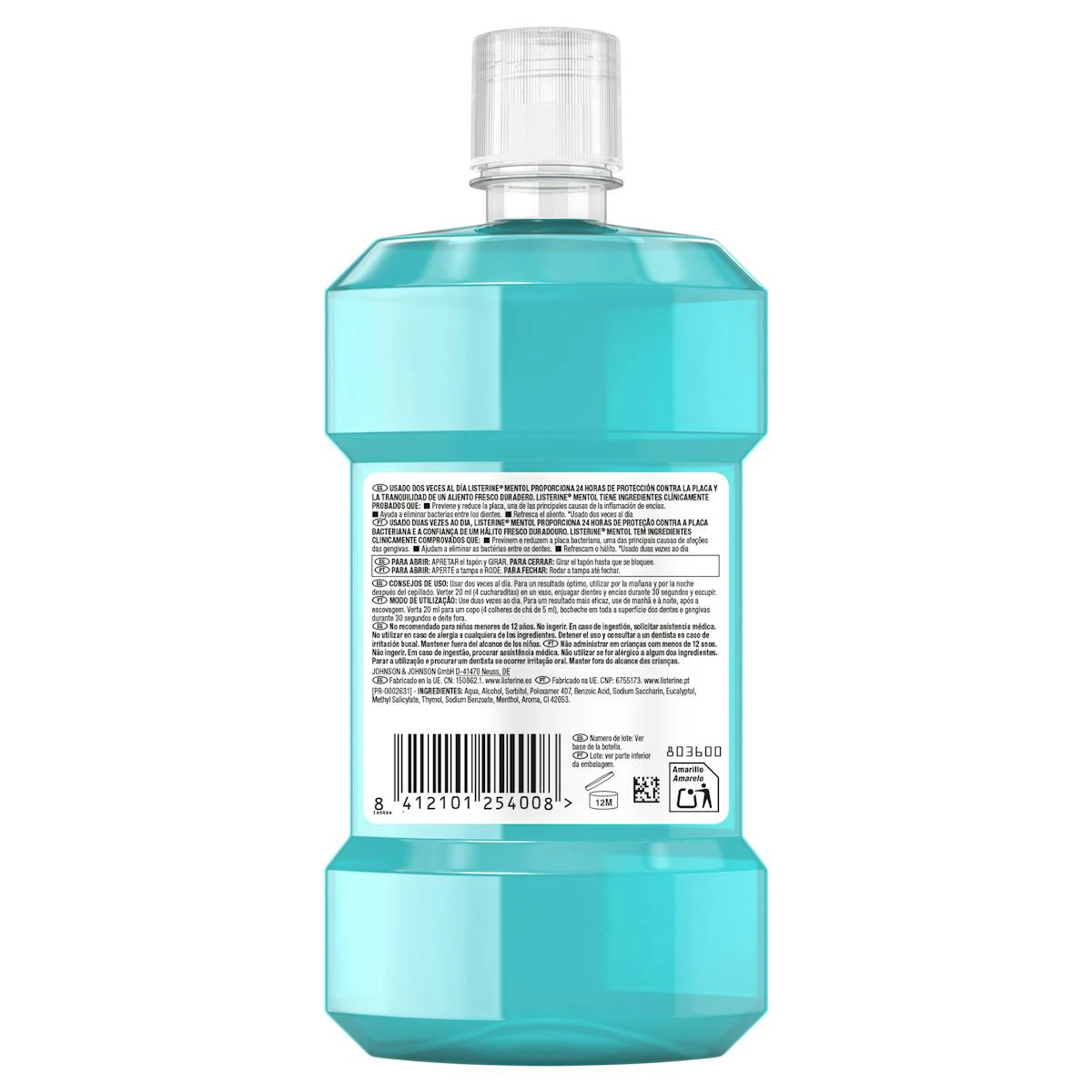 Enjuague Bucal Mentol Listerine 250Ml