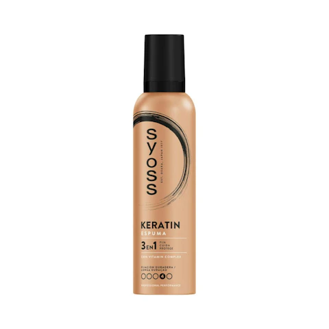 Espuma keratin SYOSS, spray 250 ml