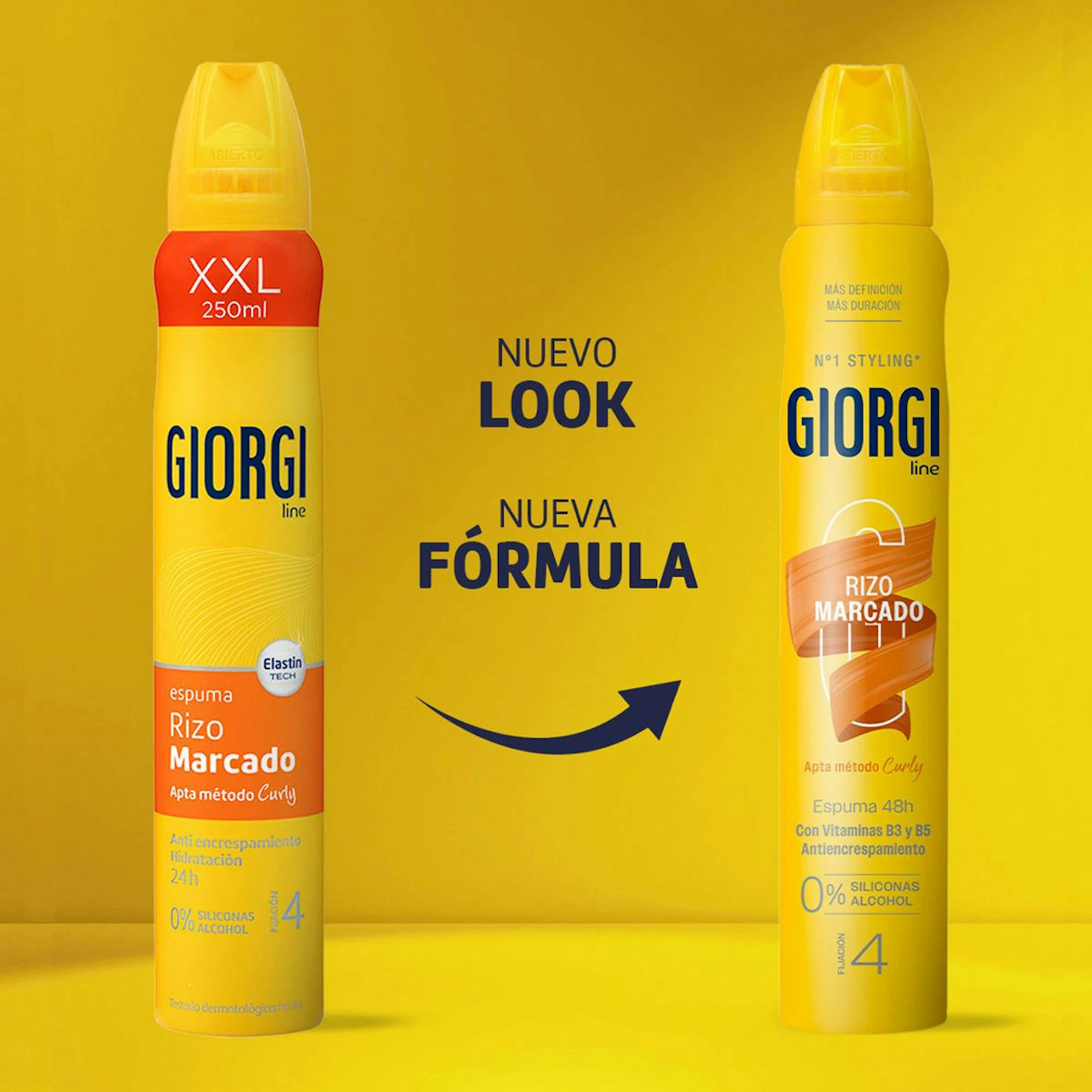 Espuma Caracóis Marcados De Giorgi Line 250Ml