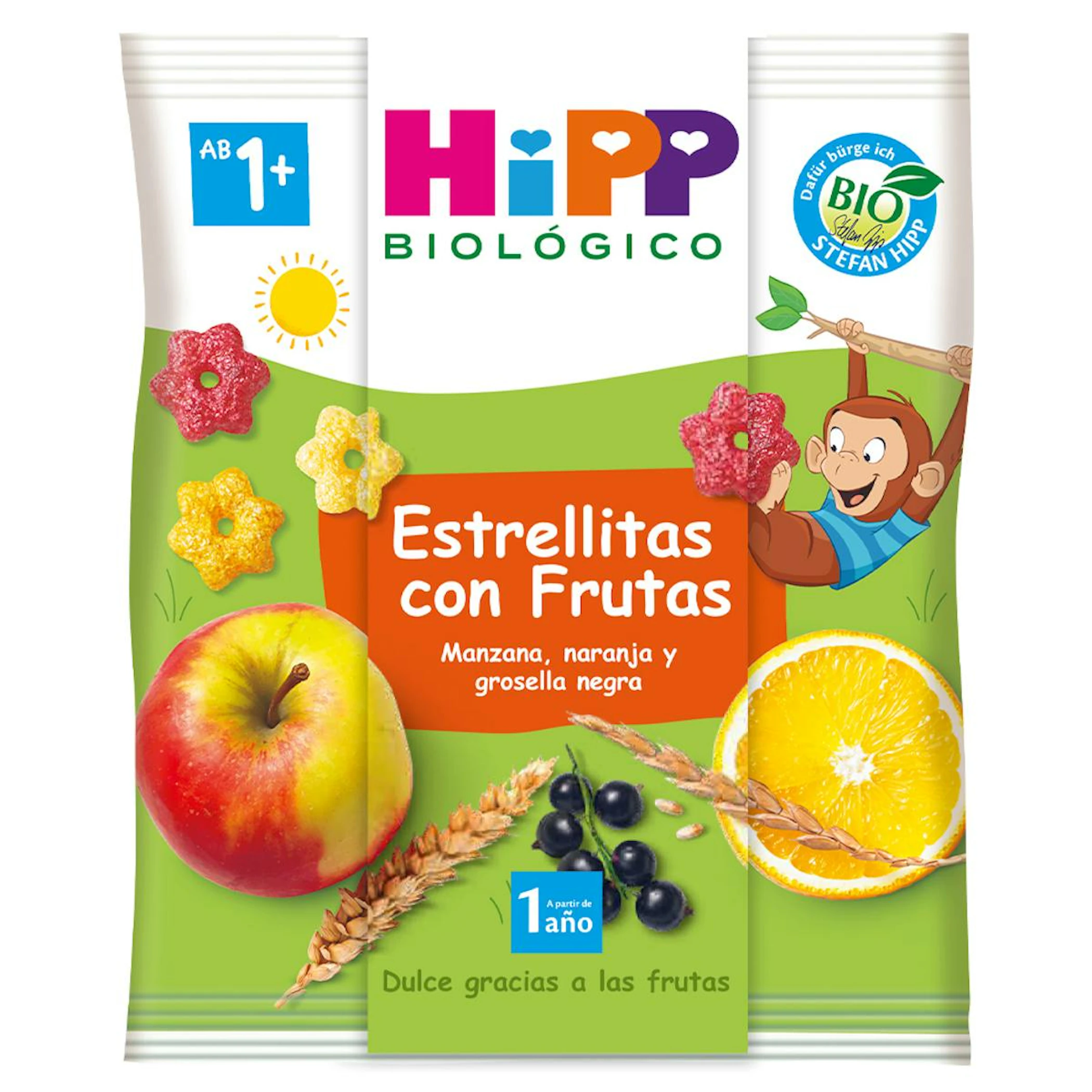 Snack Estrellitas Con Frutas Hipp Bio 30 Gr 0