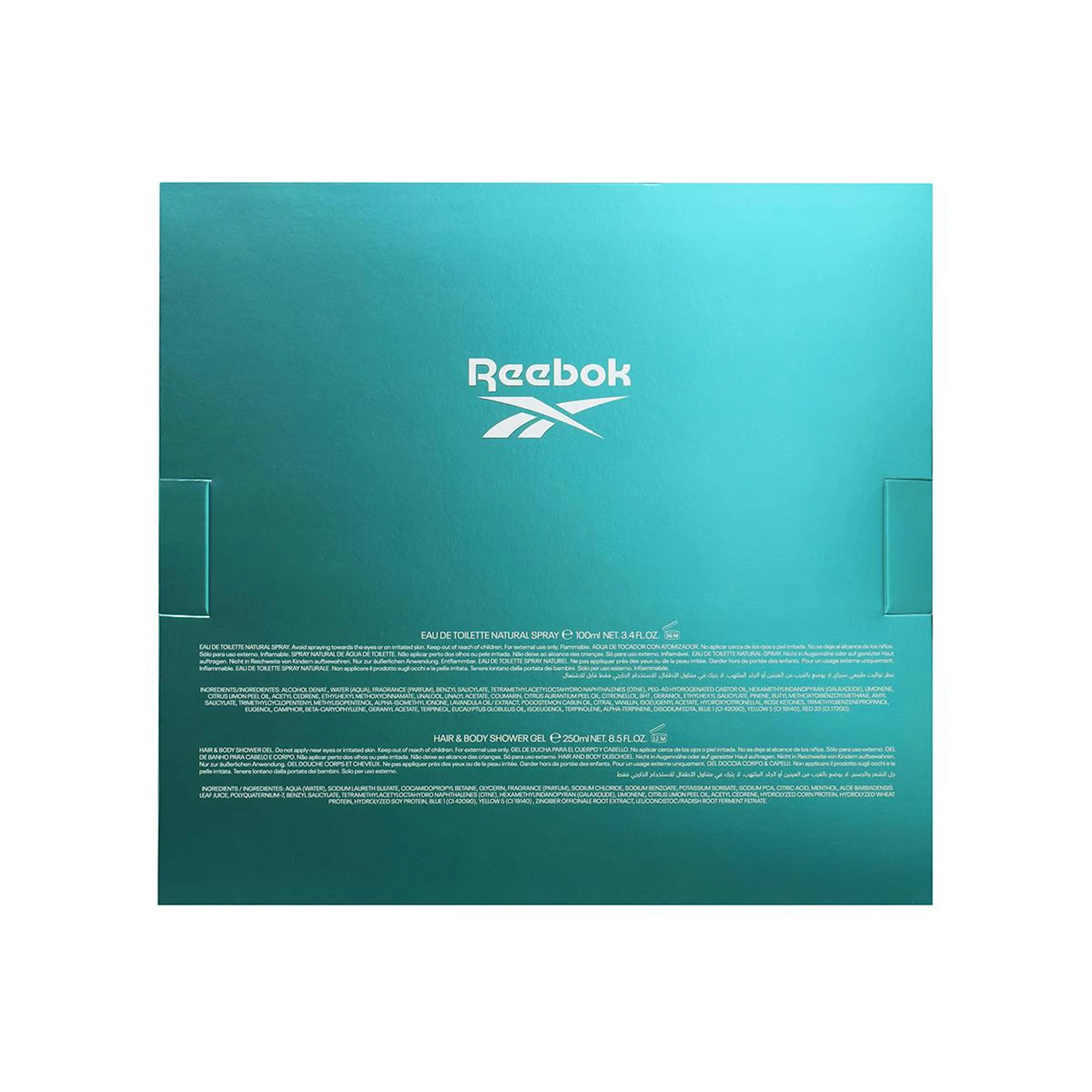 Estojo Reebok Cool Your Body EDT 100Ml + Gel de Duche 250Ml