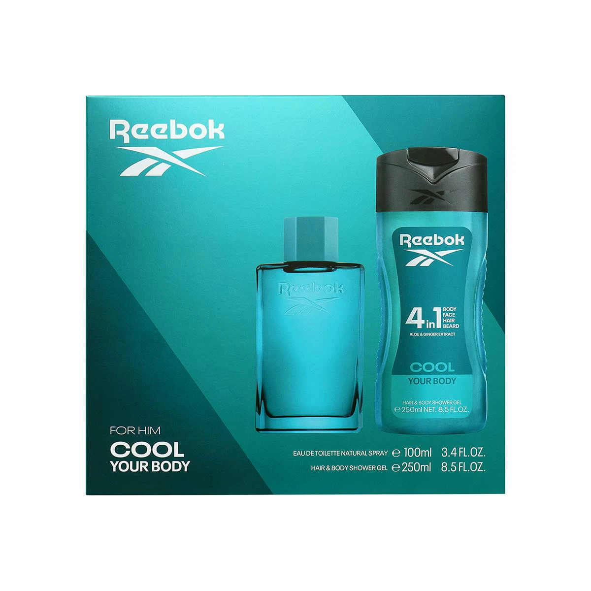 Estuche Reebok Cool Your Body EDT 100Ml + Gel De Ducha 250Ml Estuche Reebok Cool Your Body EDT 100Ml + Gel De Ducha 250Ml 0