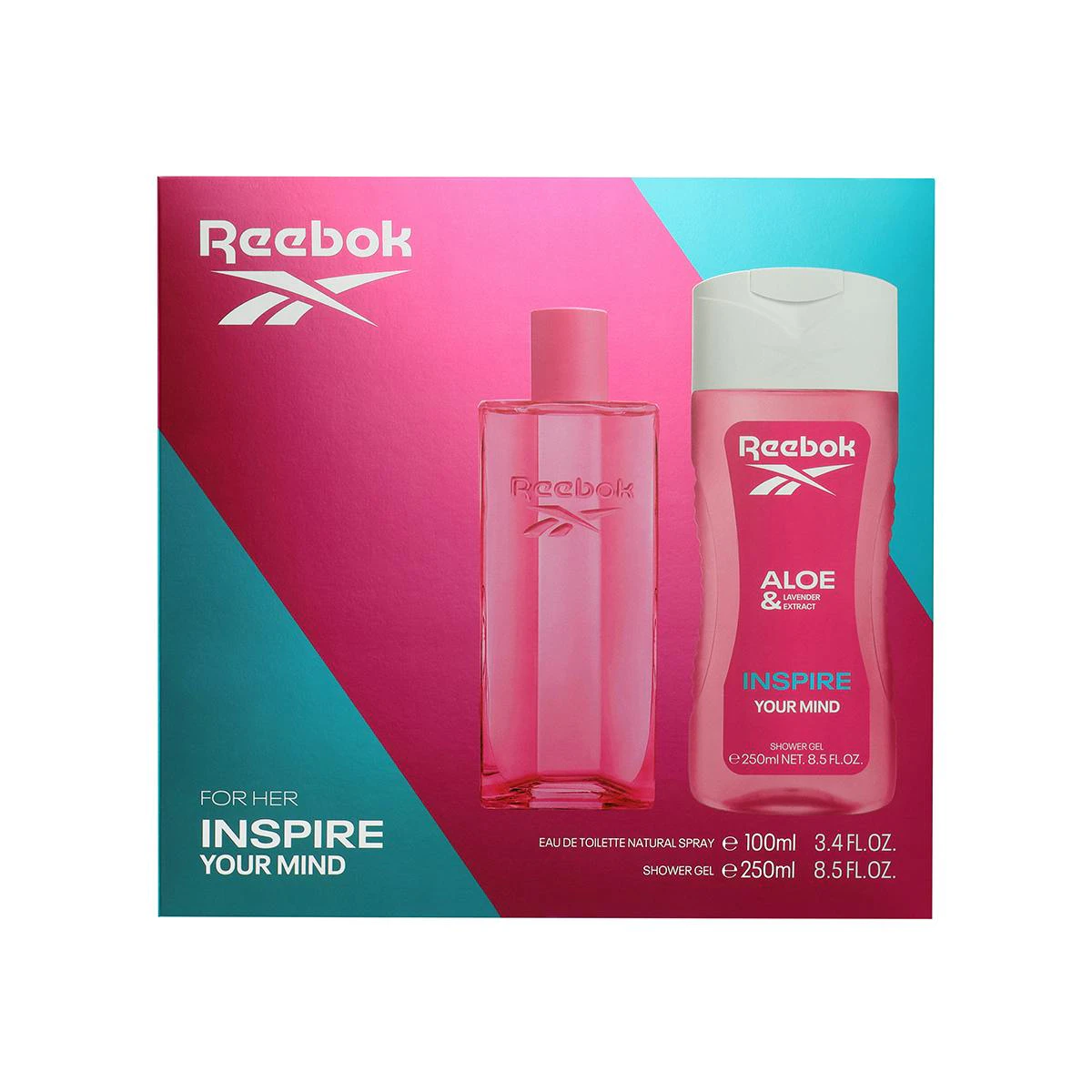 Estuche Reebok Inspire Your Mind EDT 100Ml + Gel De Ducha 250Ml Estuche Reebok Inspire Your Mind EDT 100Ml + Gel De Ducha 250Ml 0