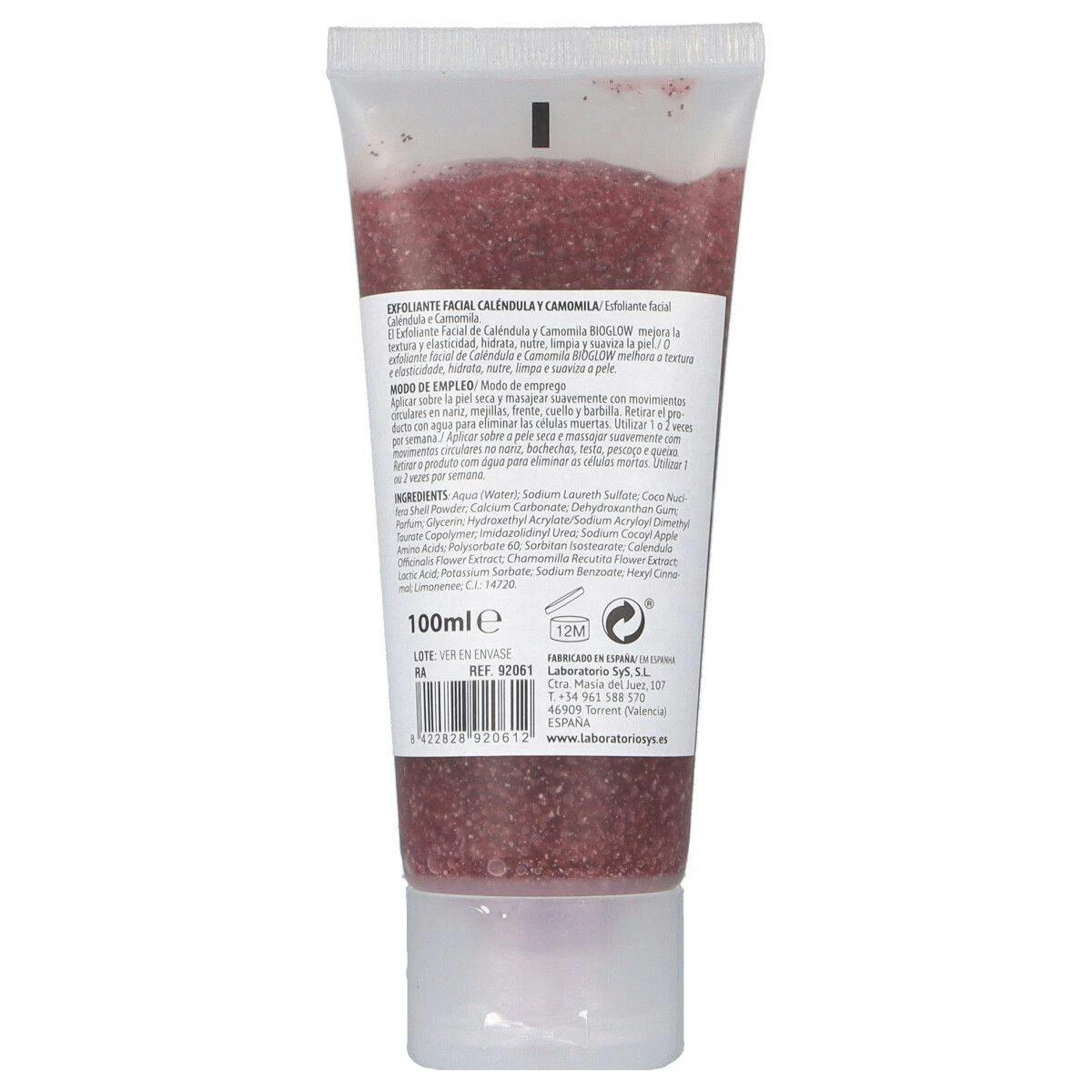 Esfoliante Facial Calêndula e Camomila Bioglow 100Ml
