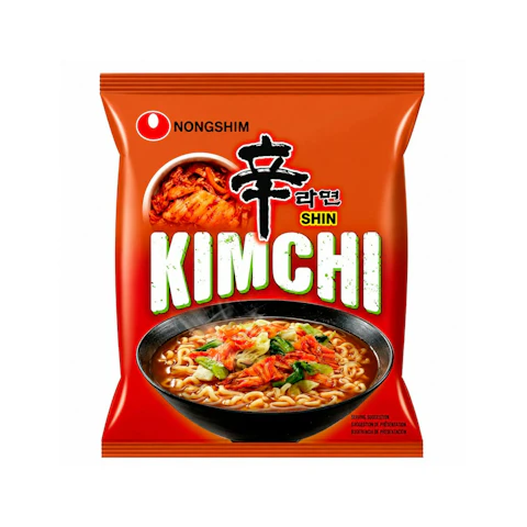 Fideos de kimchi Nongshim 120 g.