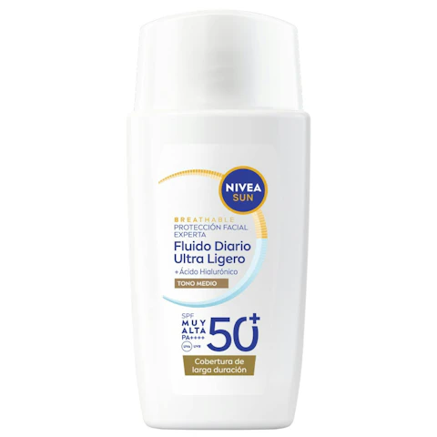 Fluido protección facial ultra ligero tono medio 40 ml