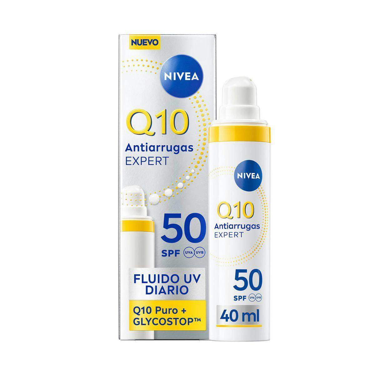 Fluido Facial Q10 Antiarrugas Expert SPF 50 Nivea 125Ml Fluido Facial Q10 Antiarrugas Expert SPF 50 Nivea 125Ml 0