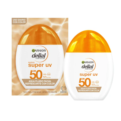Fluido Solar Con Color Super UV SPF50 Delial 40Ml