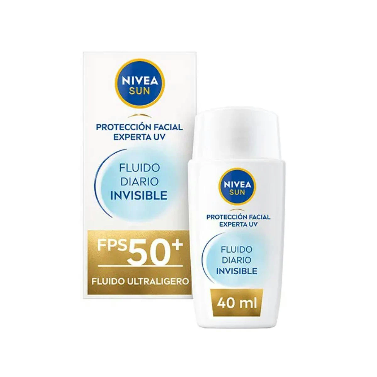 Fluido Solar Facial Diario Invisible FPS 50+ Nivea 40Ml Fluido Solar Facial Diario Invisible FPS 50+ Nivea 40Ml 0