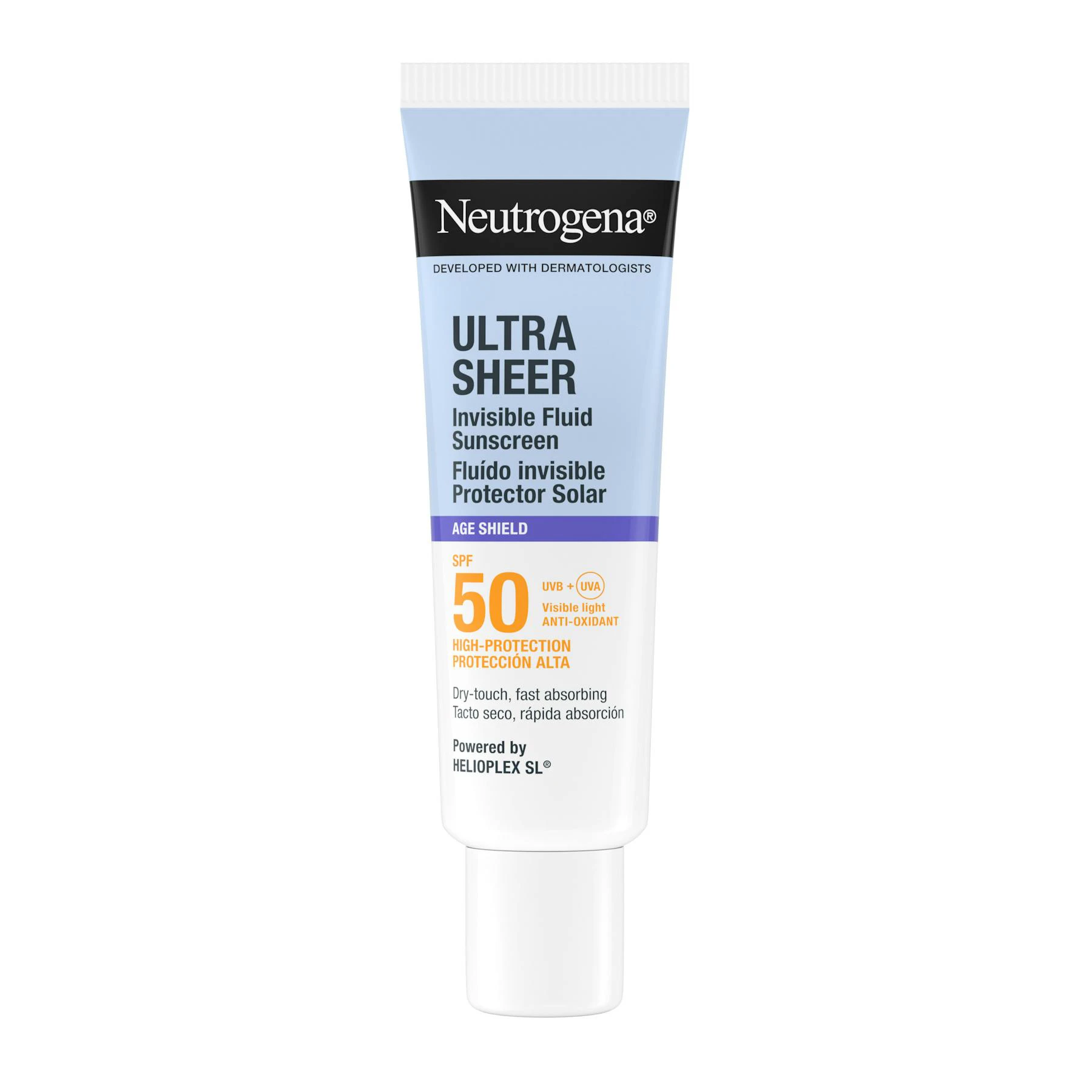 Fluido Solar Ultra Sheer Invisível Anti-Idade SPF50 Neutrogena 50Ml