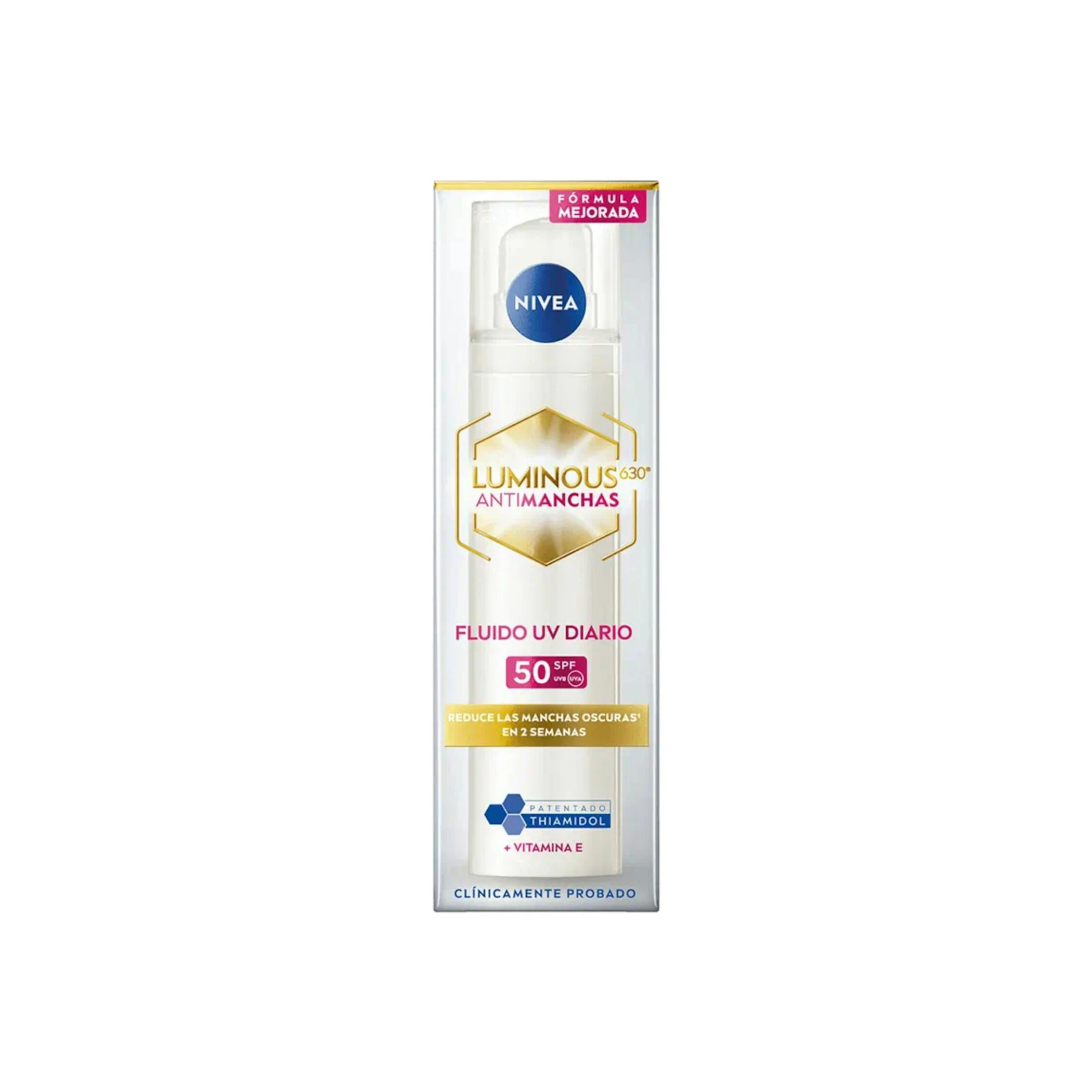 Fluido UV Diario Luminous 630 Antimanchas SPF50 Nivea 40Ml