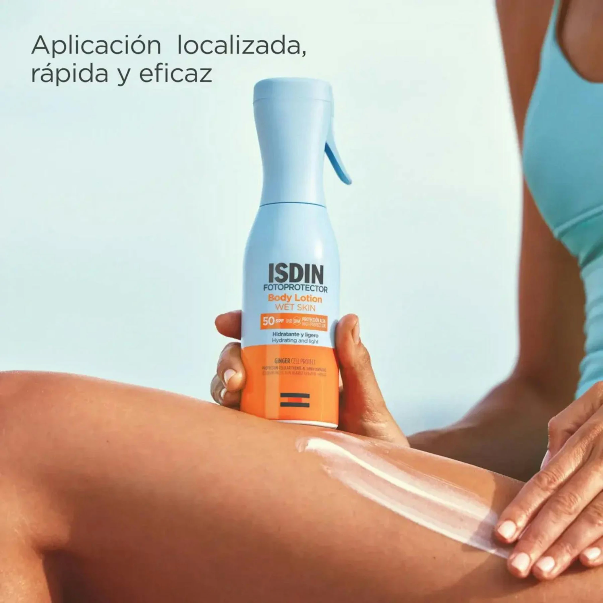 Fotoprotector Body Lotion Wet Skin SPF50 Isdin 250Ml
