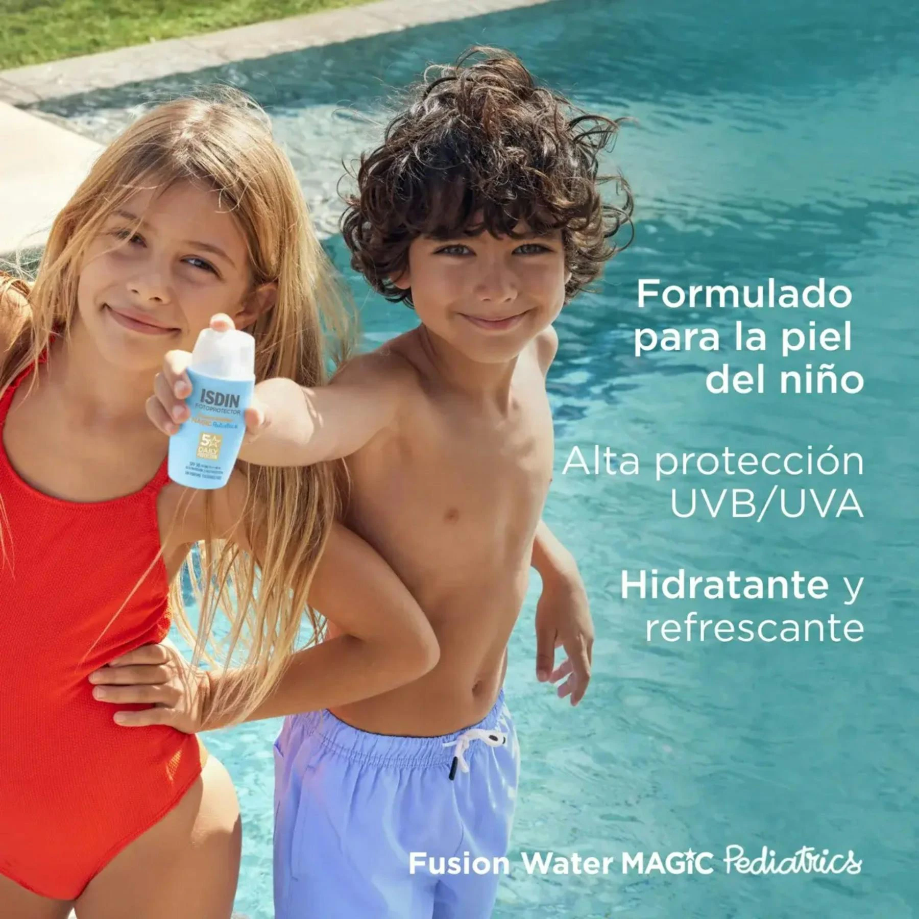 Fotoprotector Fusion Water Pediatrics SPF 50 Isdin 50Ml