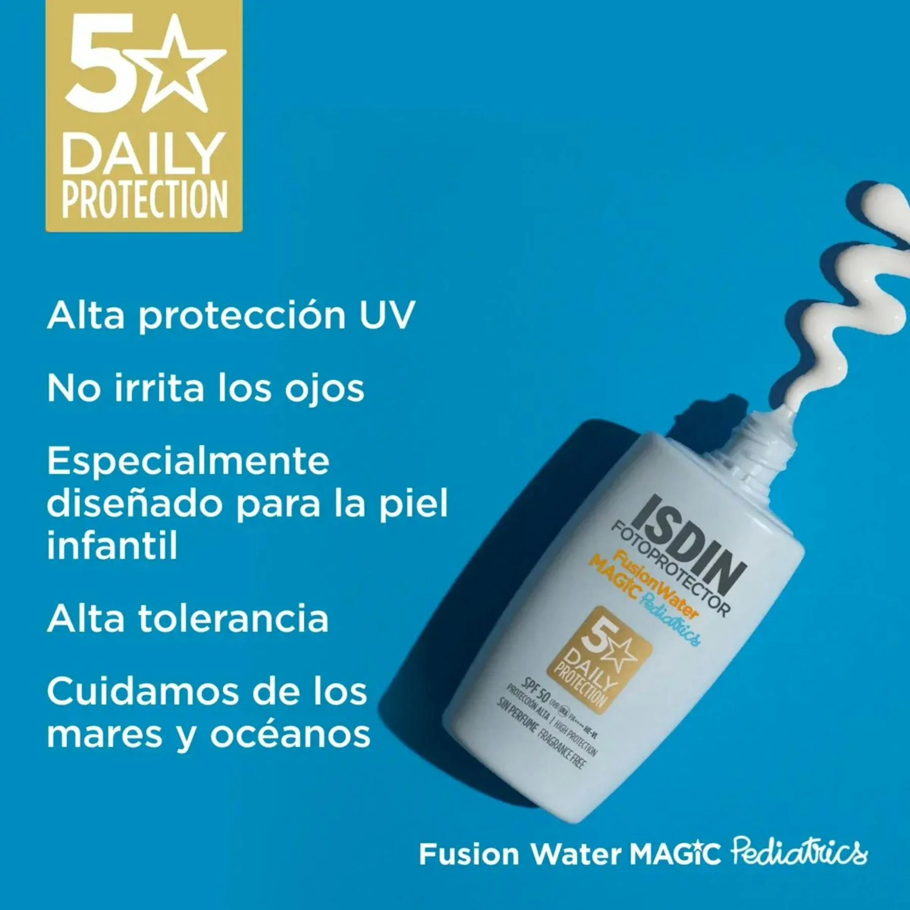 Fotoprotector Fusion Water Pediatrics SPF 50 Isdin 50Ml