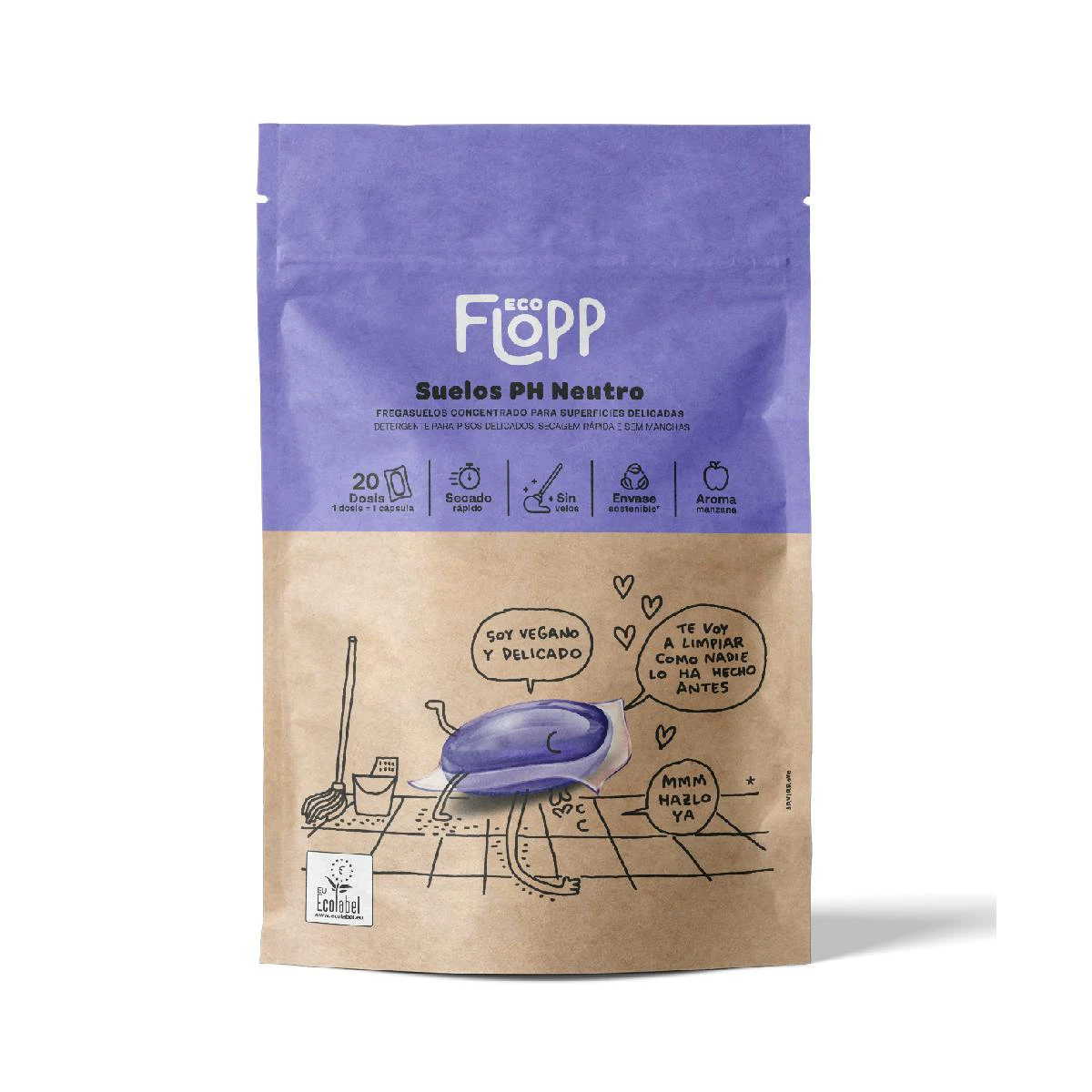Friegasuelos PH Neutro Flopp 20 Cápsulas