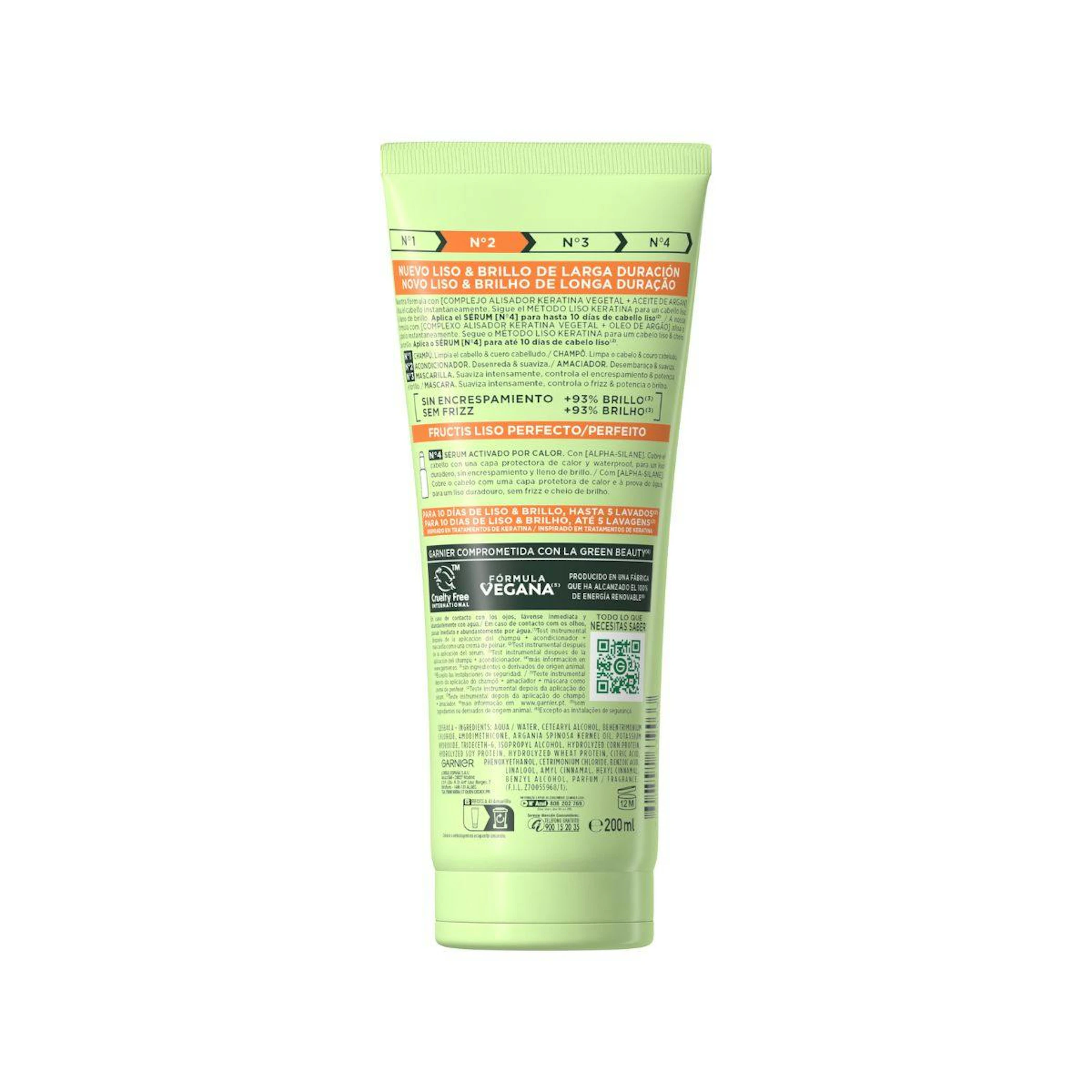 Condicionador Liso Queratina N2 Fructis 200Ml