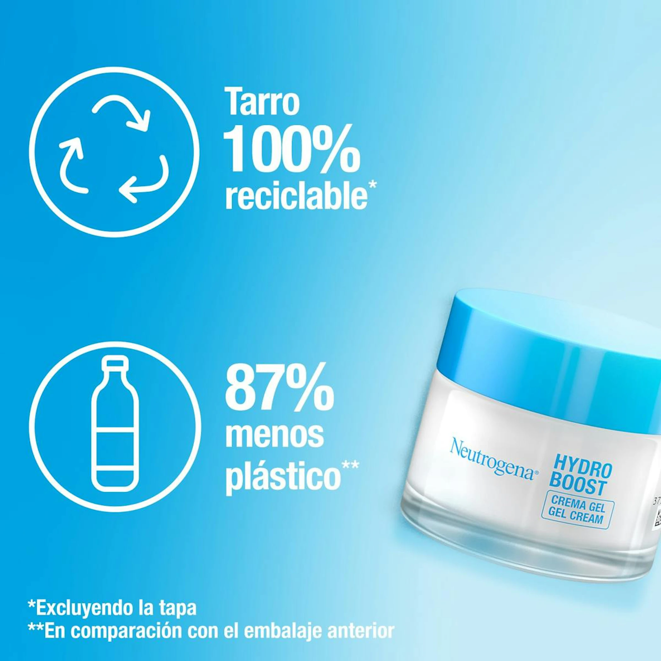 Gel De Agua Facial Hydro Boost Ácido Hialurónico Neutrogena 50Ml