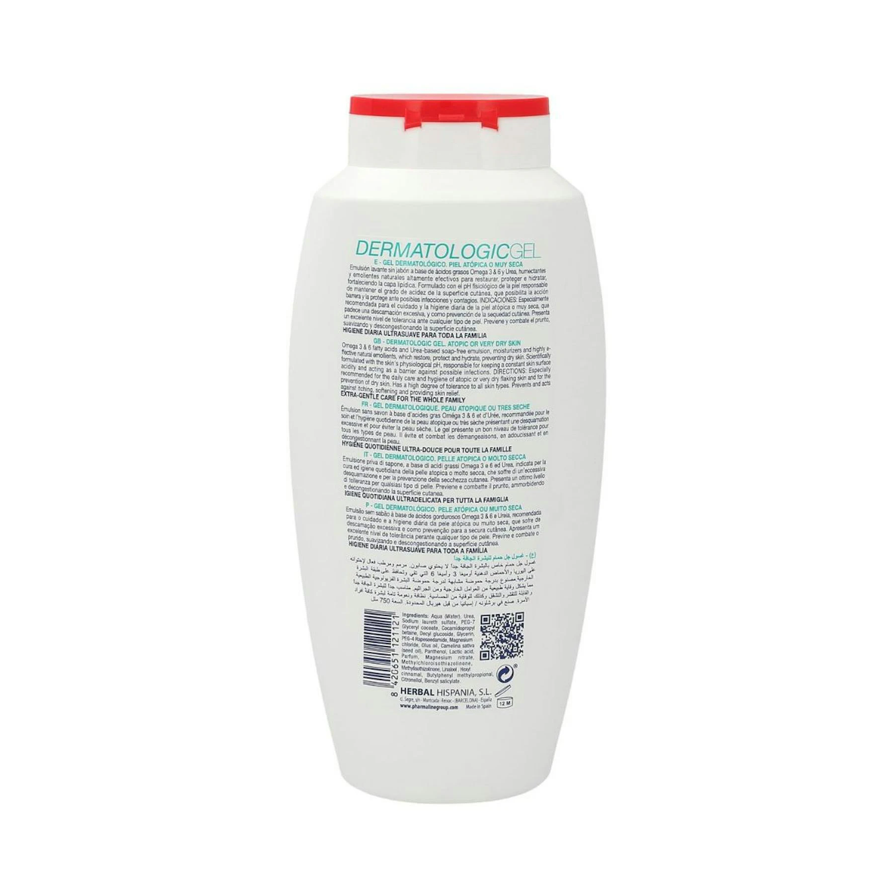 Gel De Ducha Atopic Pharmaline 750Ml