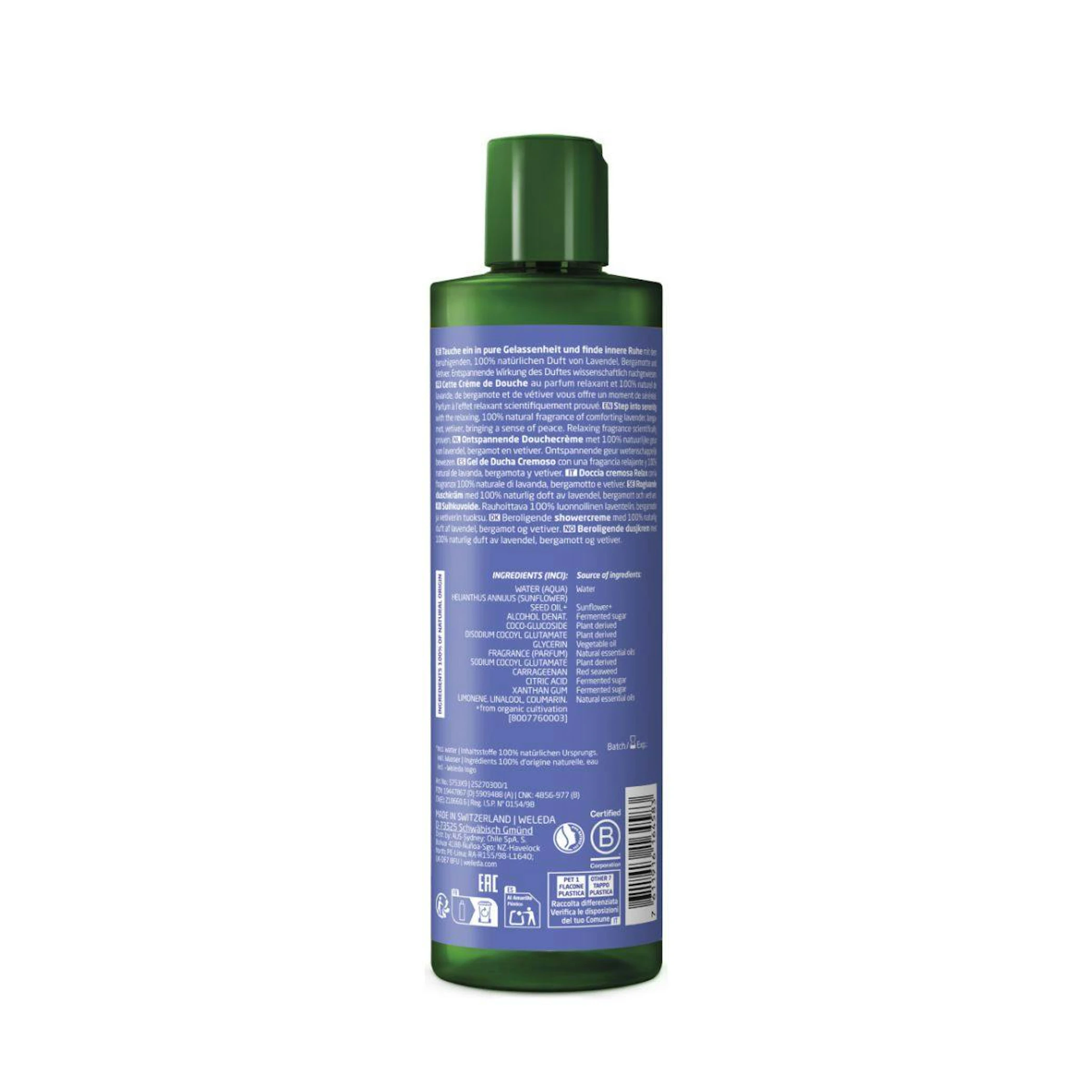 Gel De Ducha Cremoso Relax Weleda 400Ml