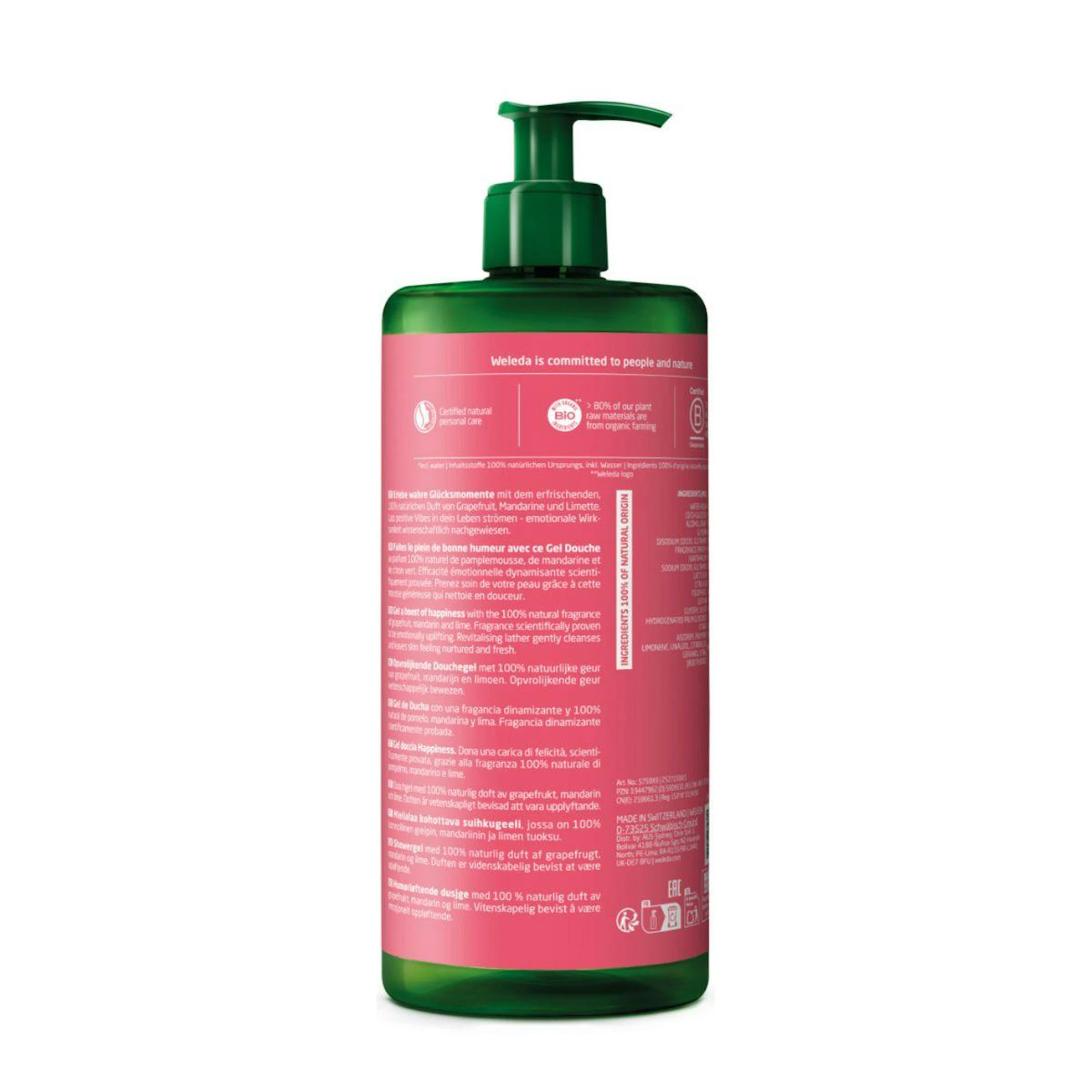 Gel De Ducha Happiness Weleda 750Ml