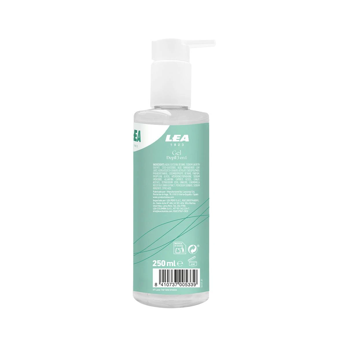 Gel Depilatorio 3 En 1 Lea 250Ml