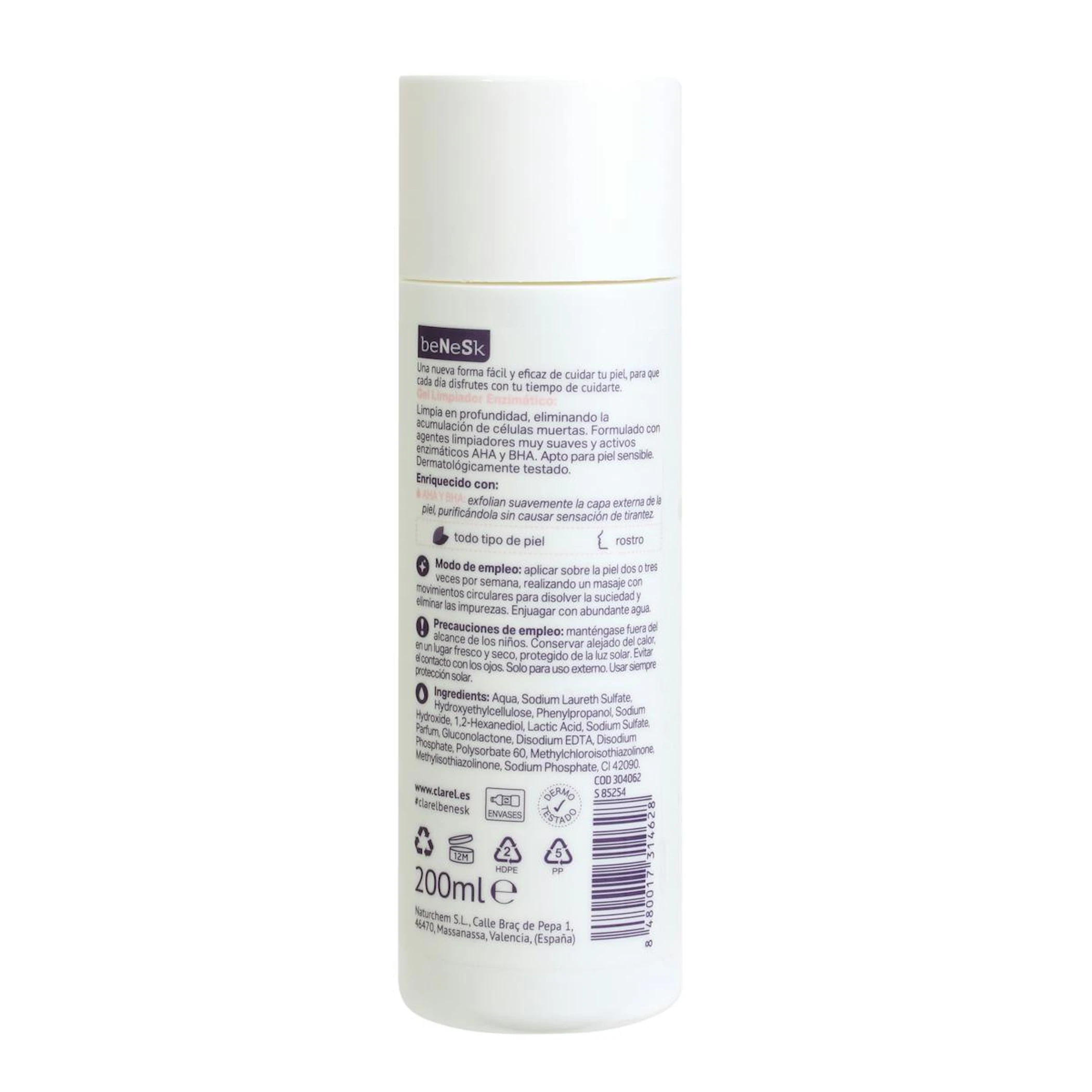 Gel Limpiador Enzimático Benesk 250Ml