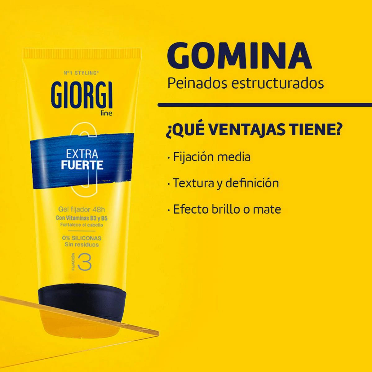 Gel Fijador Giorgi Line Perfect Fix 24 Hrs Extrafuerte 250Ml