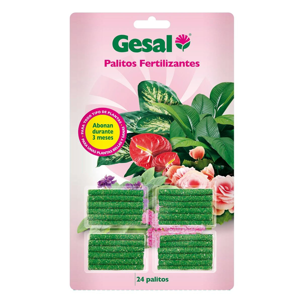 Palitos Fertilizantes Gesal 24 Uds