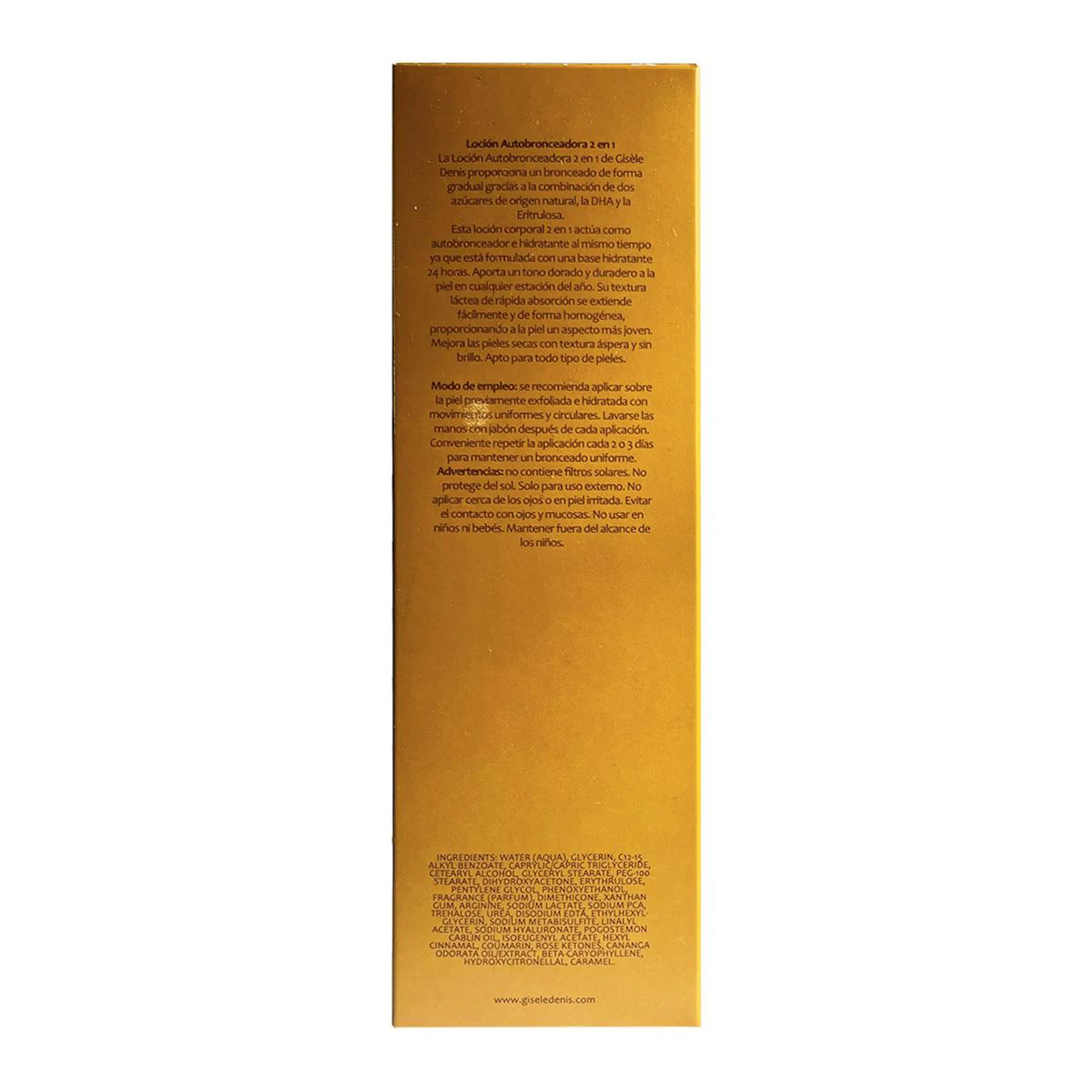 Loção Autobronzeadora 2 Em 1 Gisèle Denis 150Ml