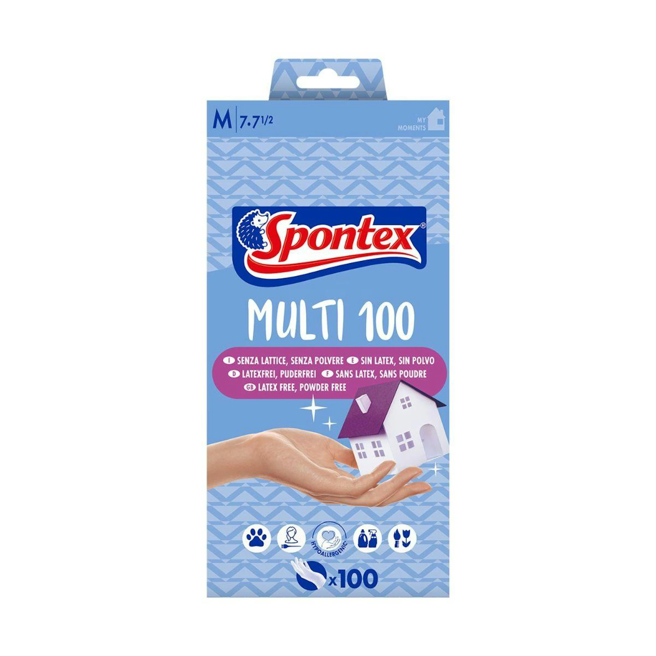 Guantes Finos Multi 100 Spontex 100 Uds 0