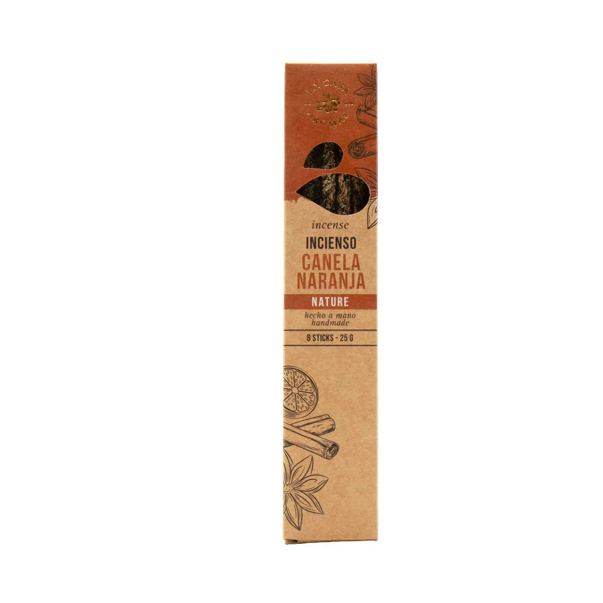 Incienso Nature Canela Naranja La Casa De Los Aromas 8 Uds Incienso Nature Canela Naranja La Casa De Los Aromas 8 Uds 0