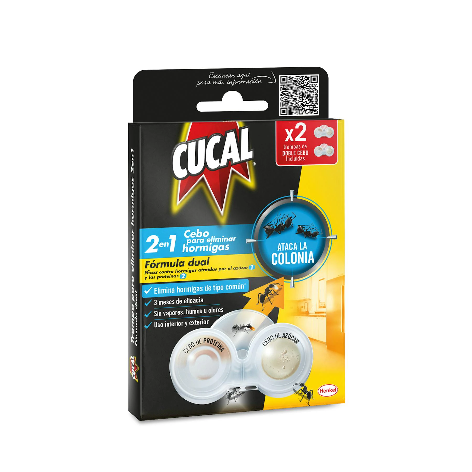 Insecticida Trampa Hormigas Cucal 2 Uds