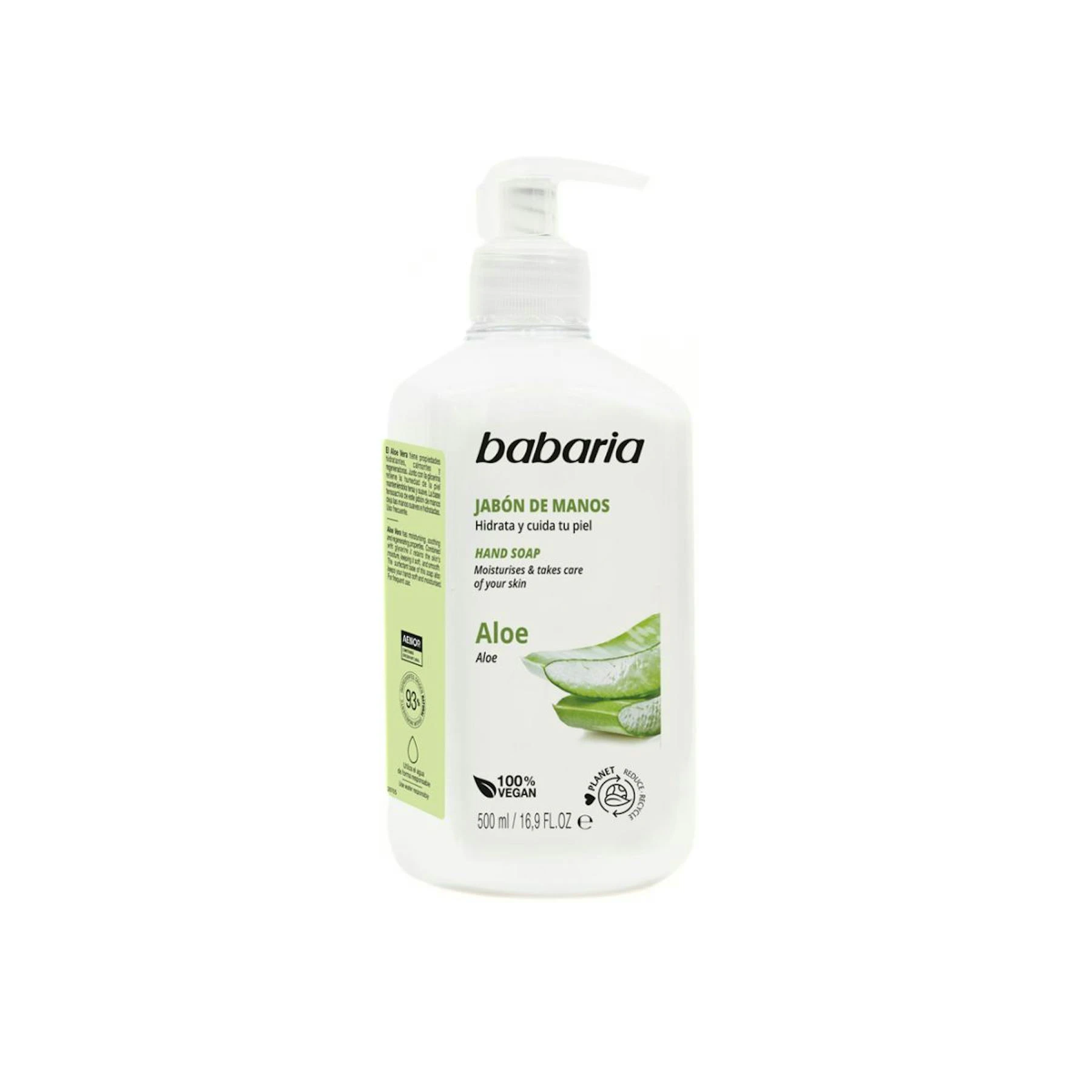 Jabón De Manos Aloe Vera Babaria 500Ml Jabón De Manos Aloe Vera Babaria 500Ml 0