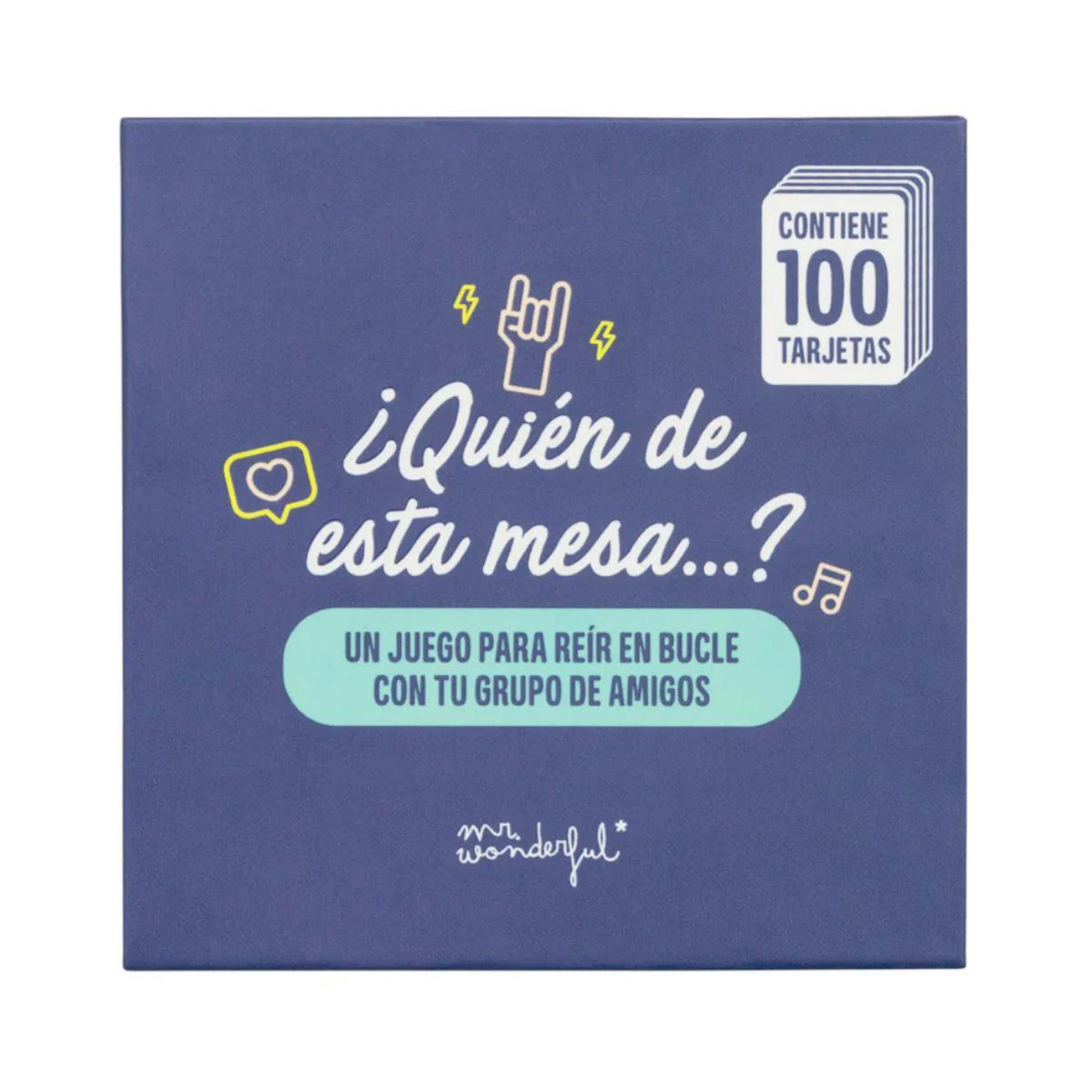 Juego De Cartas ¿Quién De Esta Mesa...? Mr. Wonderful 0