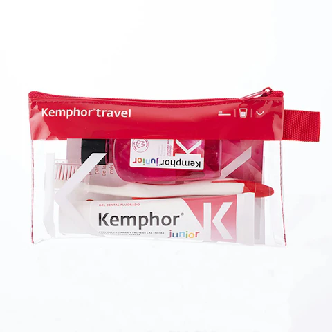 Set De Higiene Bucal Junior Formato Viaje Kemphor