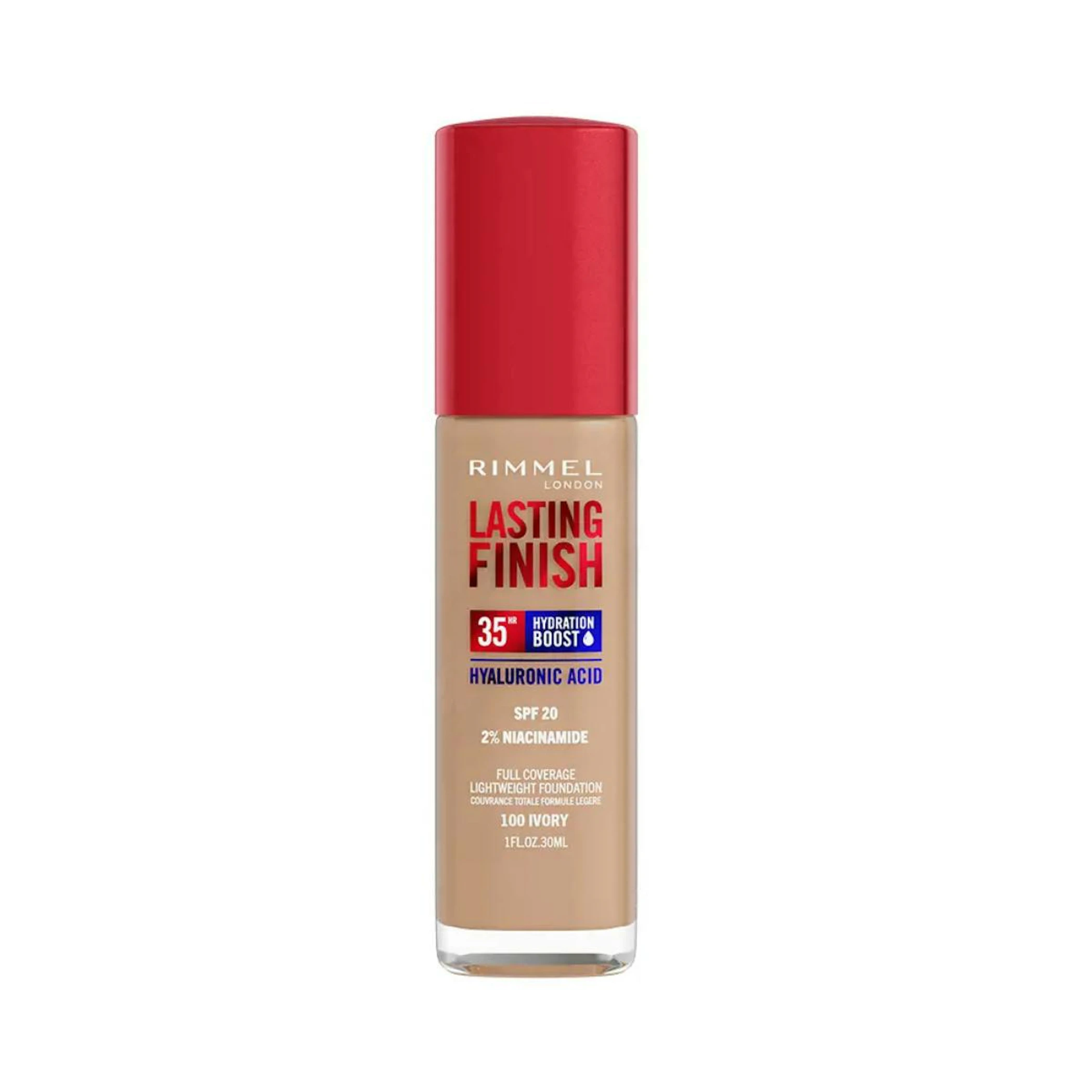 Base De Maquillaje Lasting Finish Ácido Hialurónico 35H Rimmel